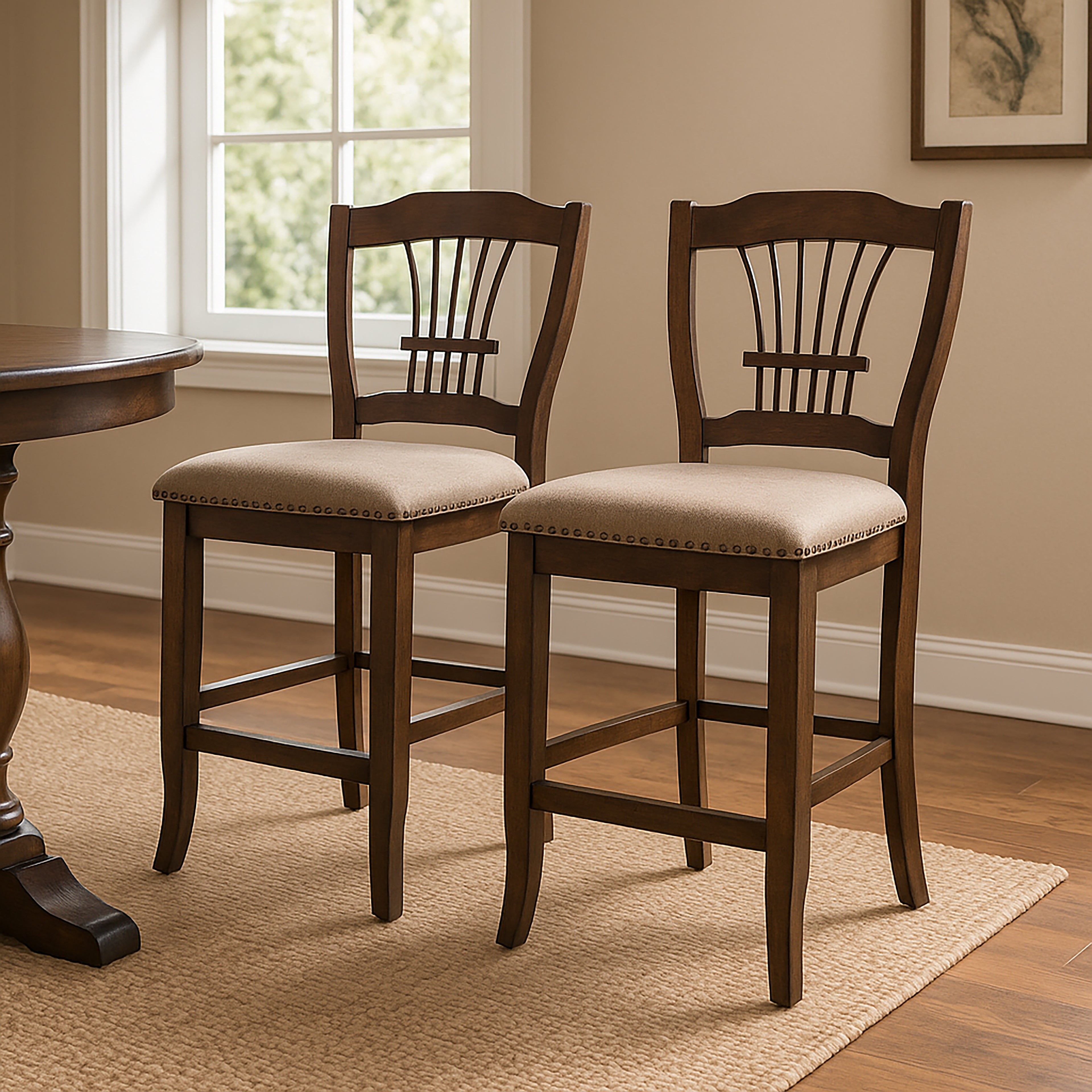 Bixby Counter Chair (2 Per Carton)-Espresso