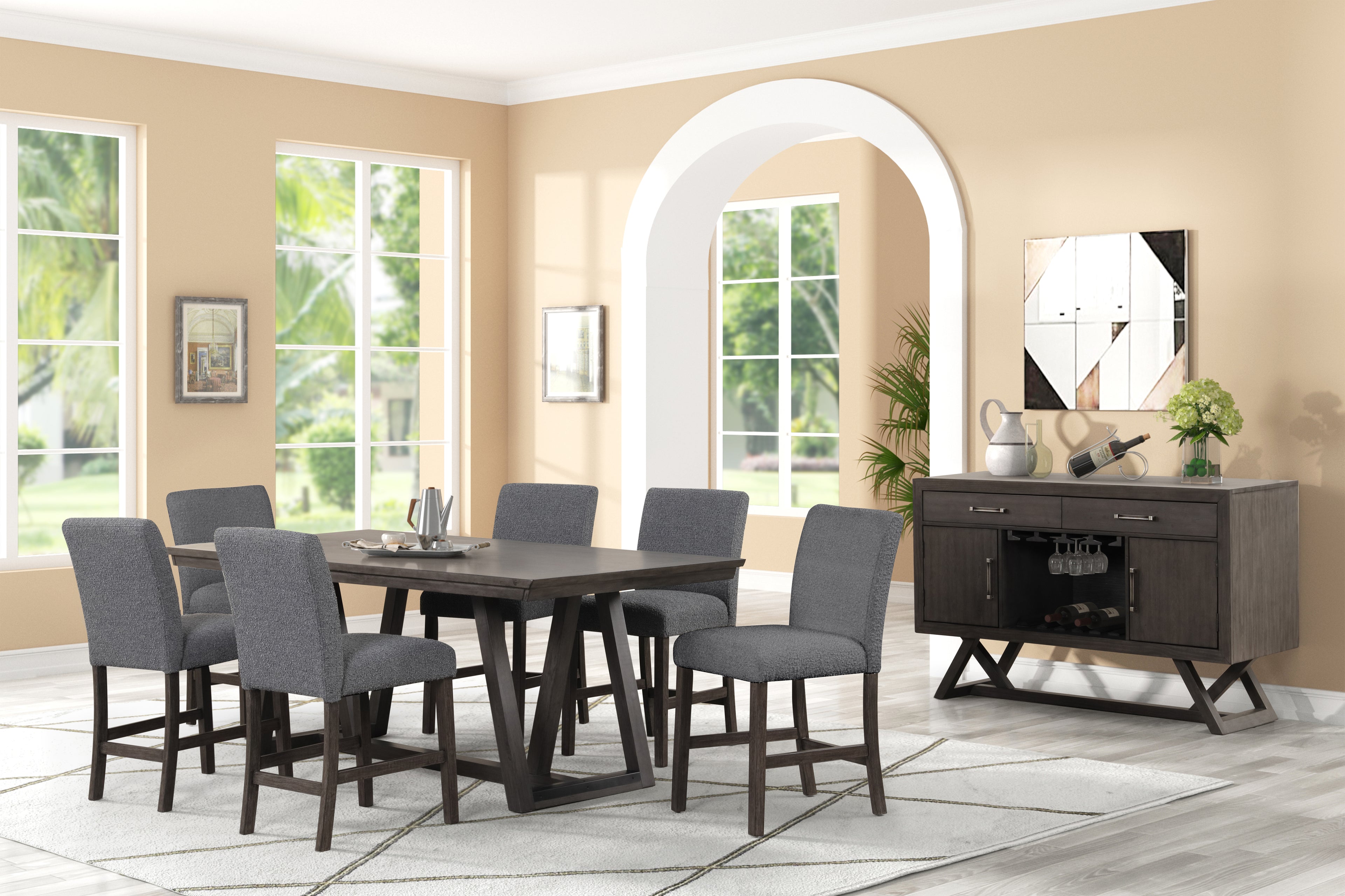 High Line Dining Chair (2 Per Carton)-Gray