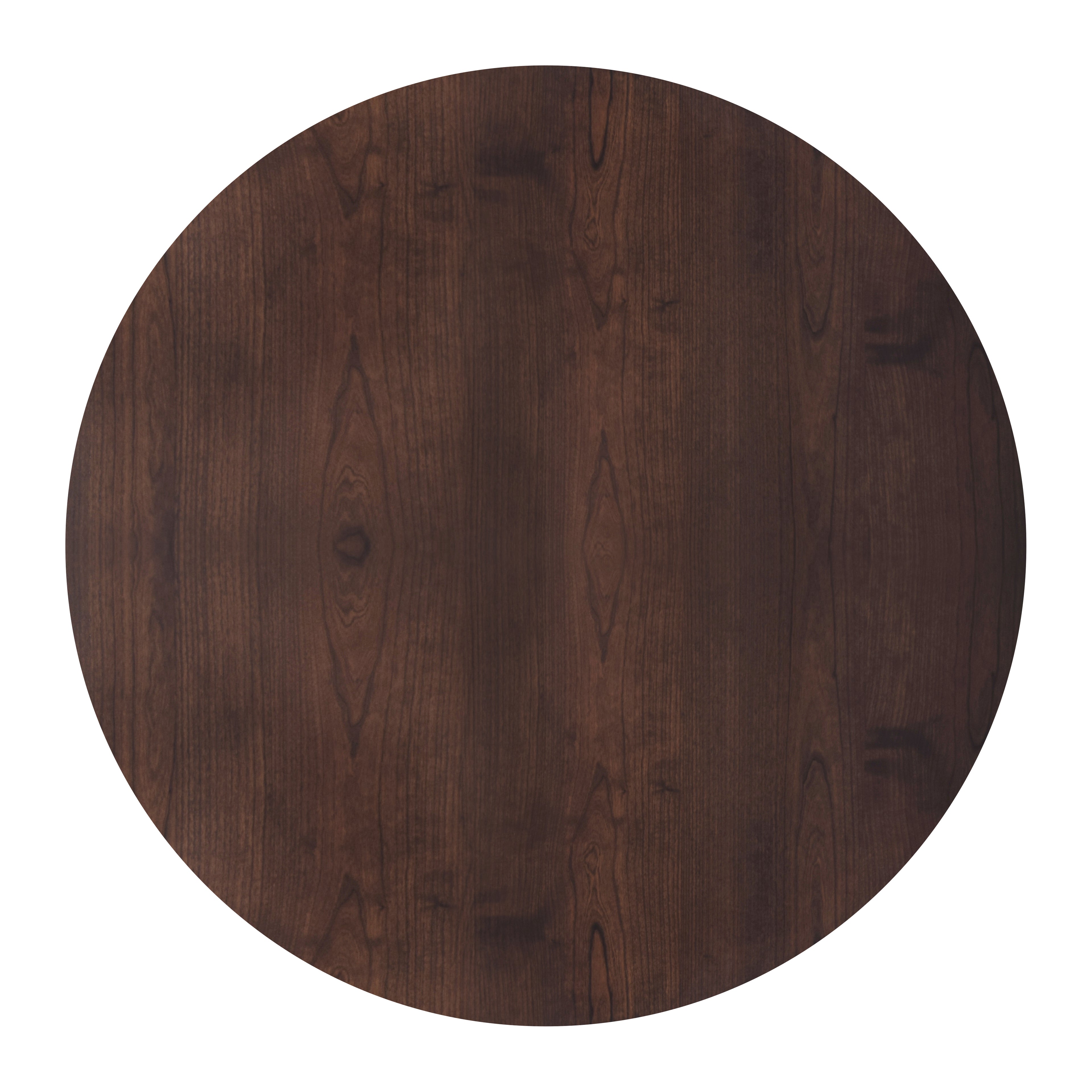 Tioga 47" Round Table-Brown Cherry