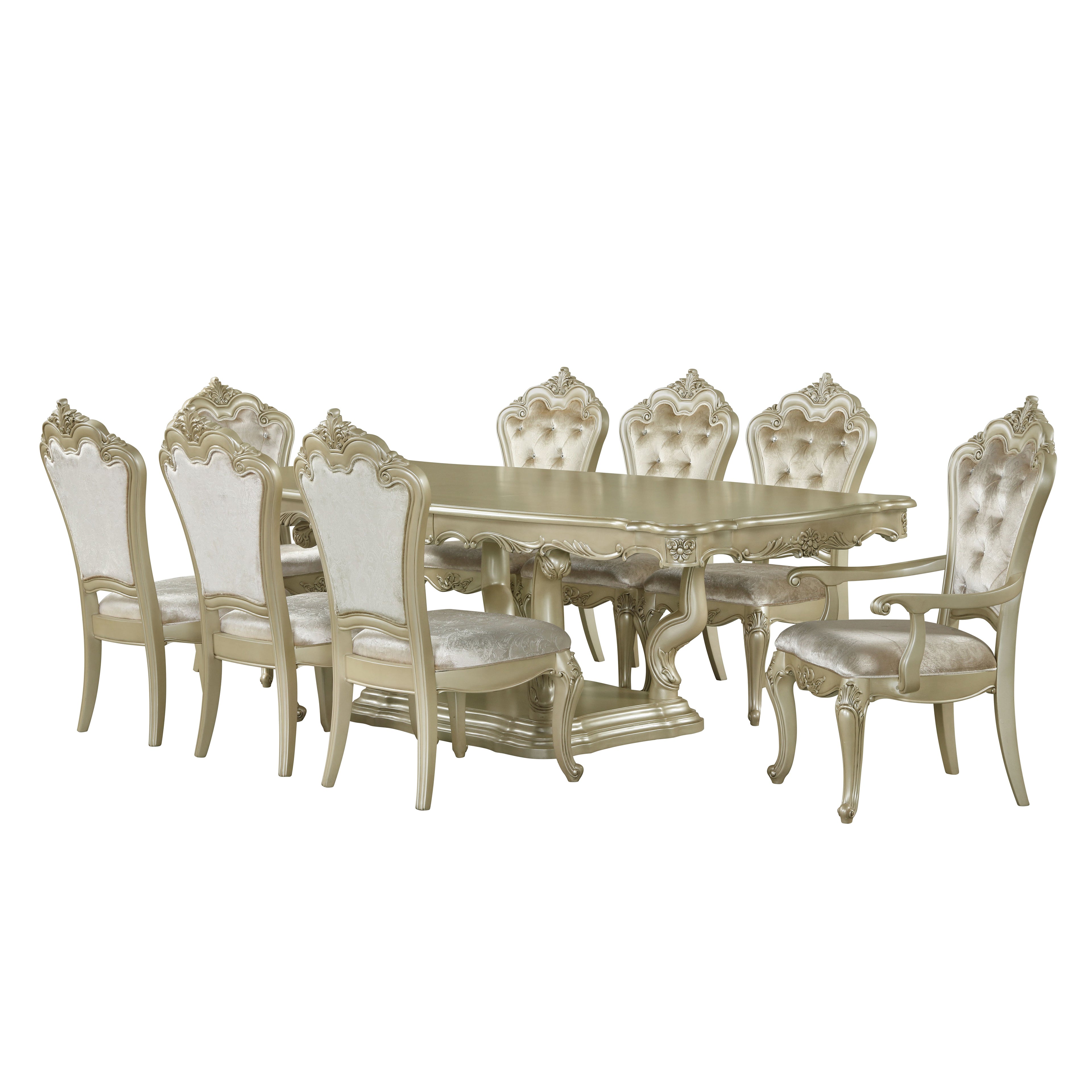 Monique Arm Chair (2/Ctn)-Champagne