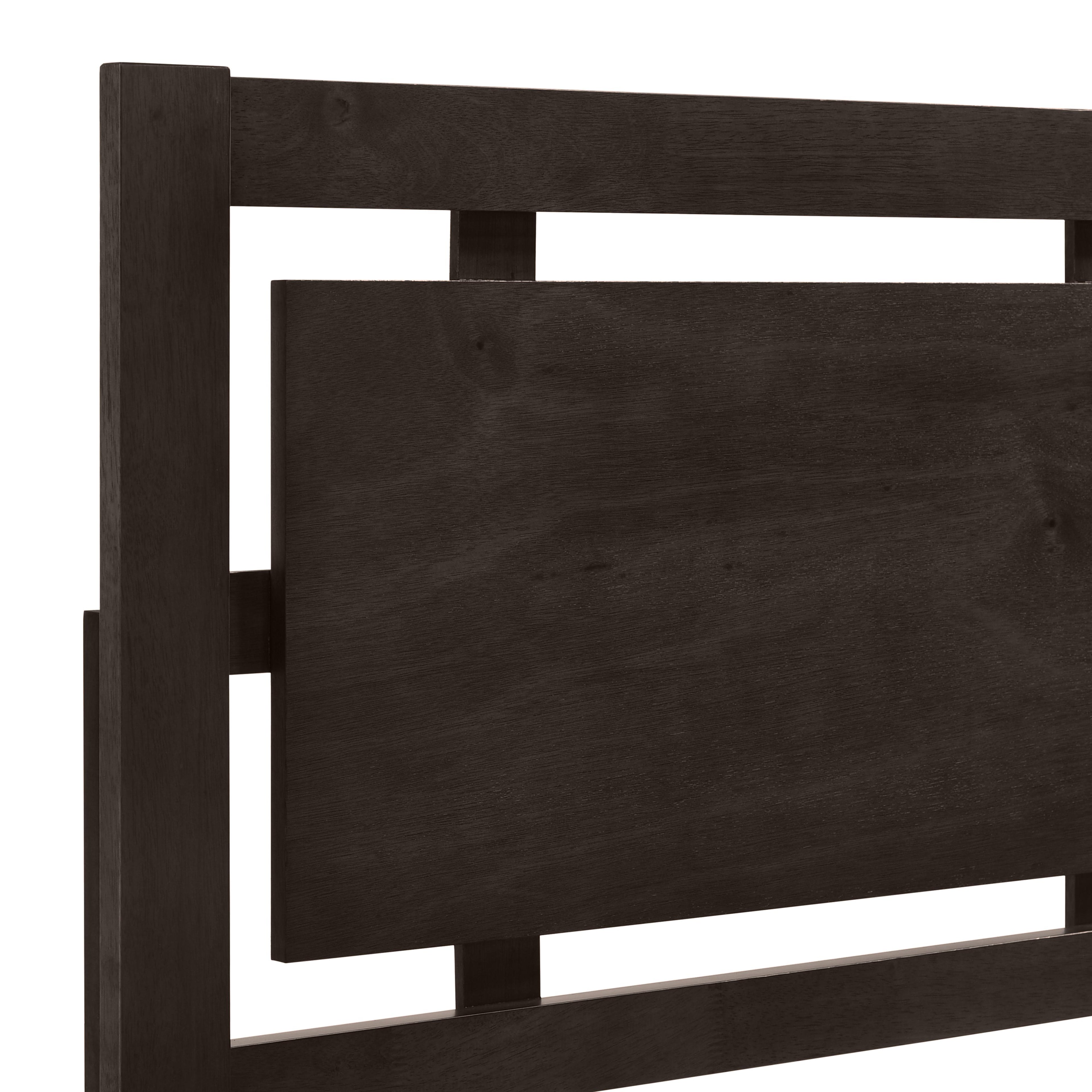 GEMINI Queen Q PANEL BED-HB/FB/RAILS-MERLOT
