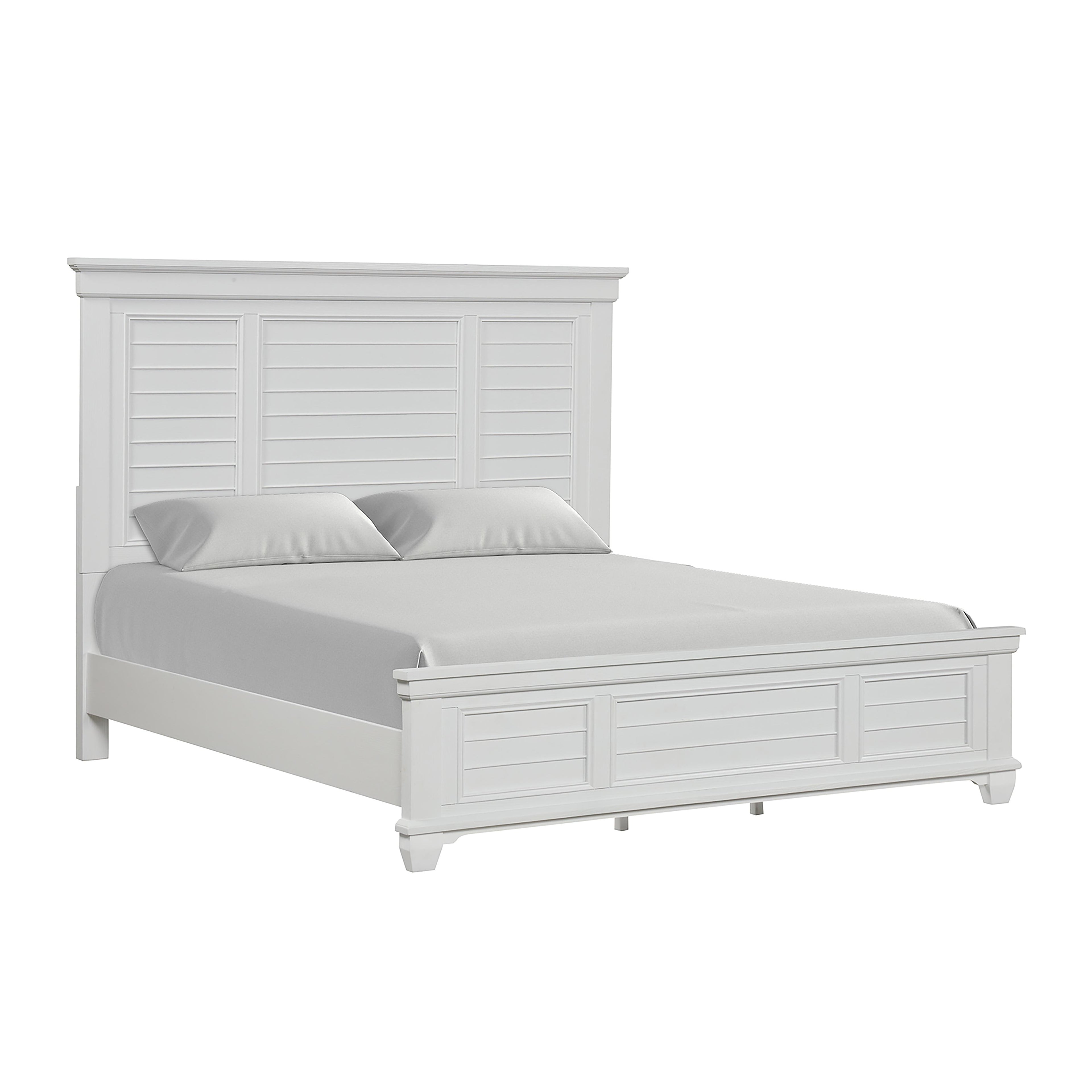 JAMESTOWN 6''6" / 6''0" K FOOTBOARD & SLATS- WHITE