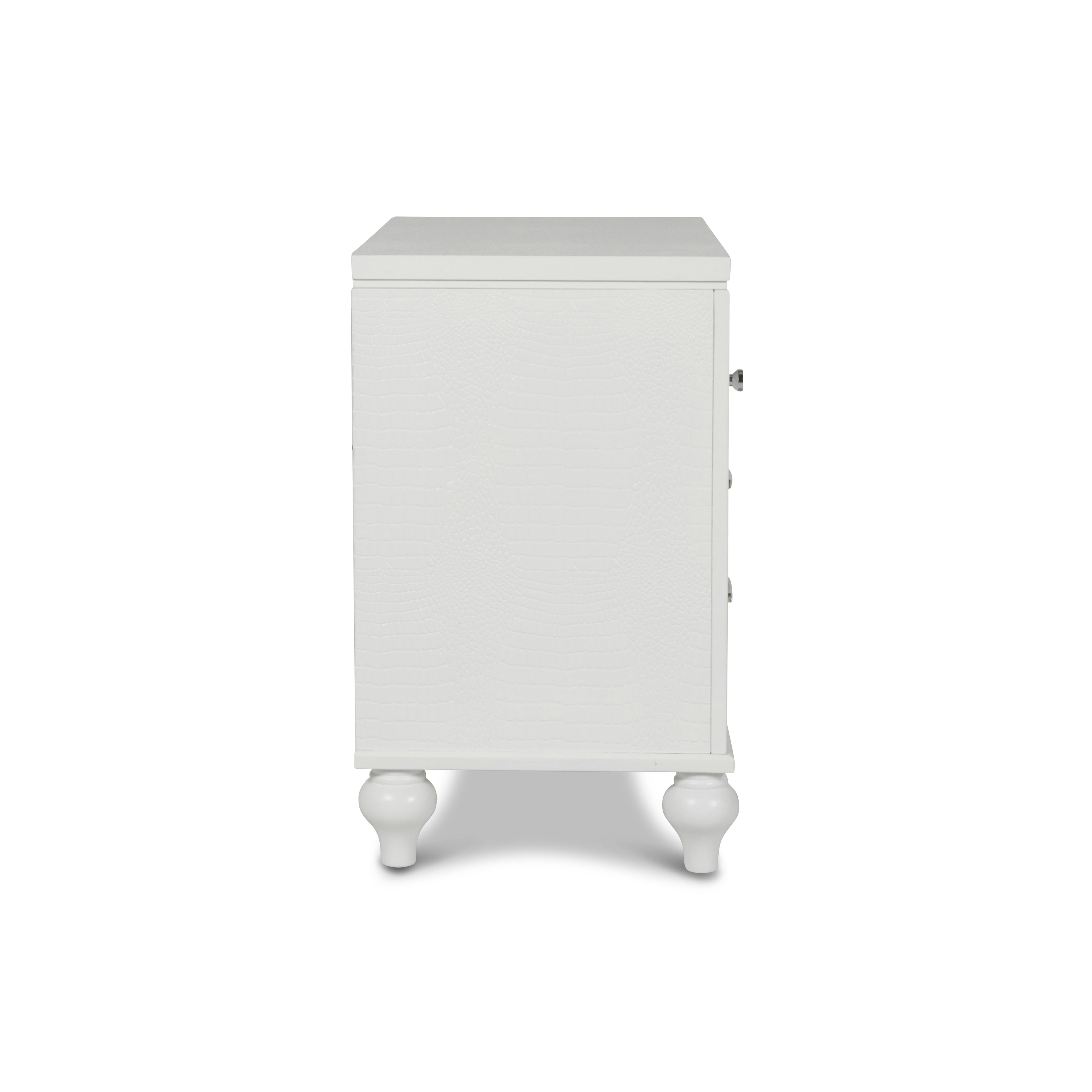 VALENTINO NIGHTSTAND-WHITE