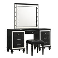 VALENTINO VANITY TABLE MIRROR (BULBS NOT INCLUDED)-BLACK