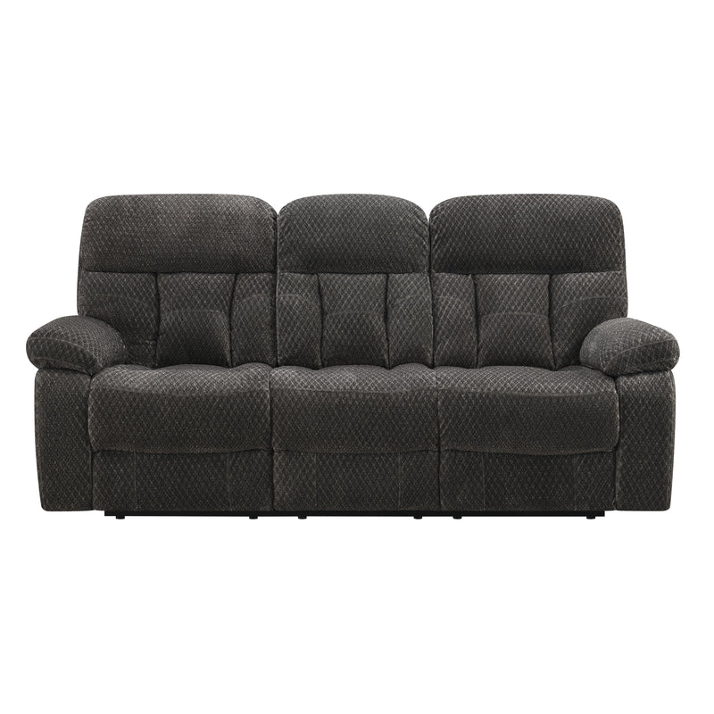 BRAVO SOFA W/DUAL RECLINER-CHARCOAL