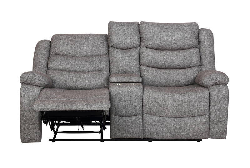 GRANADA CONSOLE LOVESEAT W/PWR FR-GRAY