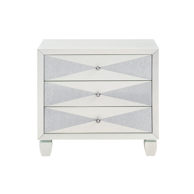 HARLEQUIN NIGHTSTAND-PLATINUM