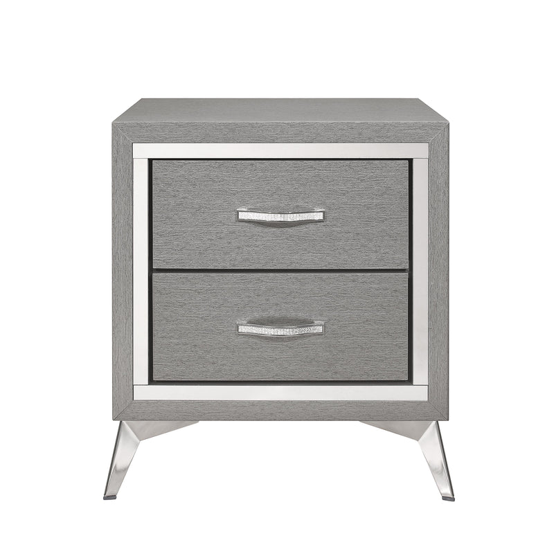 HUXLEY NIGHTSTAND-GRAY