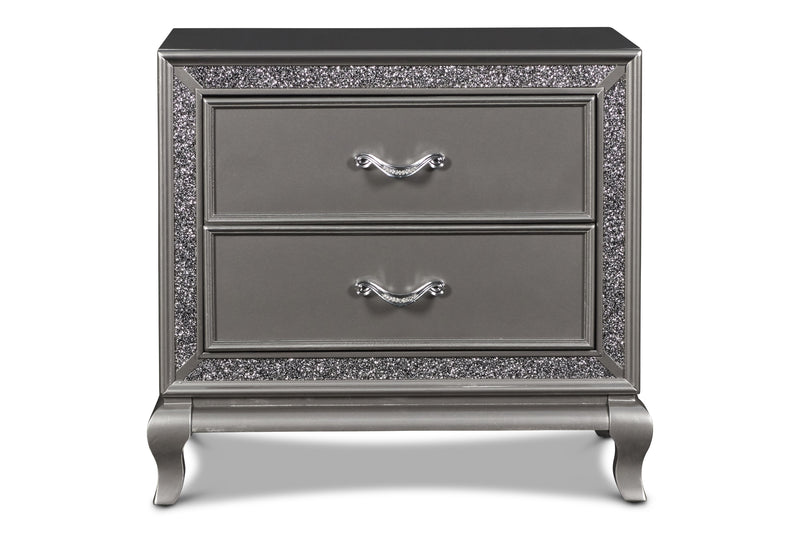 PARK IMPERIAL NIGHTSTAND-PEWTER