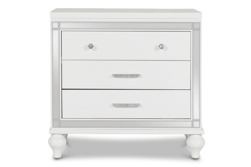 VALENTINO NIGHTSTAND-WHITE