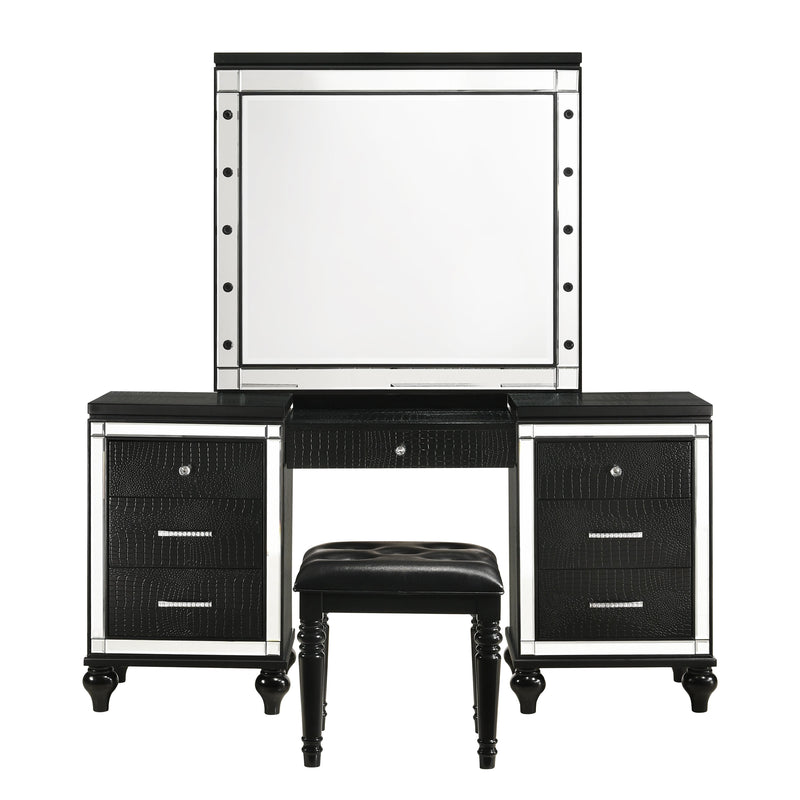 VALENTINO VANITY TABLE-BLACK