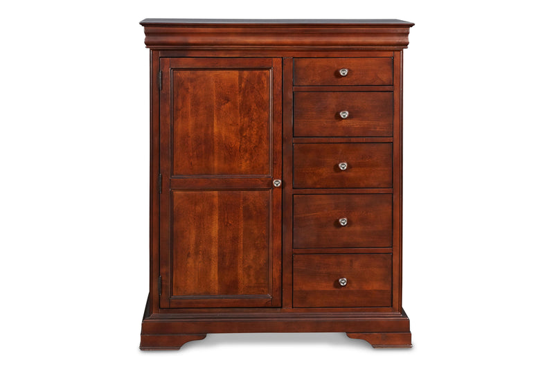 VERSAILLES DOOR CHEST- BORDEAUX