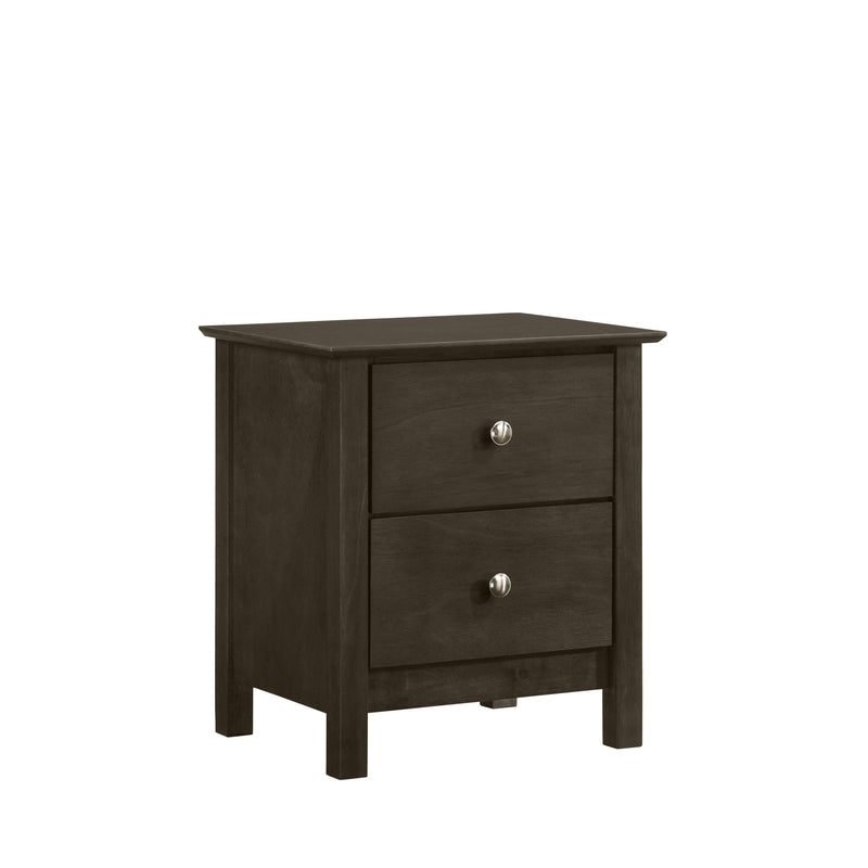 ZODIAC 2 DRAWER NIGHTSTAND-GRAY image