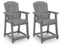 Sanctuary Beach Outdoor Counter Height Bar Stool (Set of 2)
