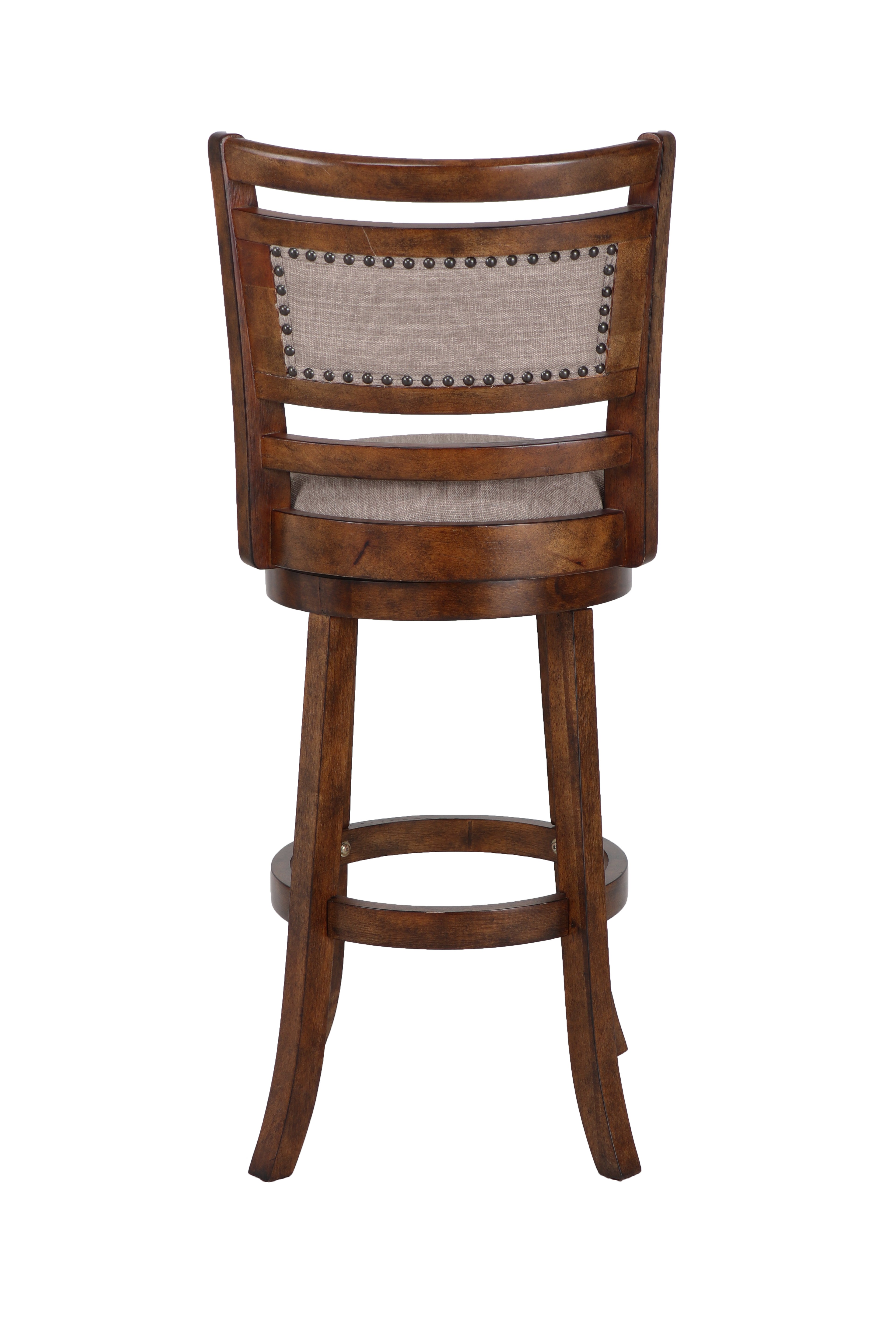 Aberdeen 29" Bar Stool W/Fabric Cushions-Brown