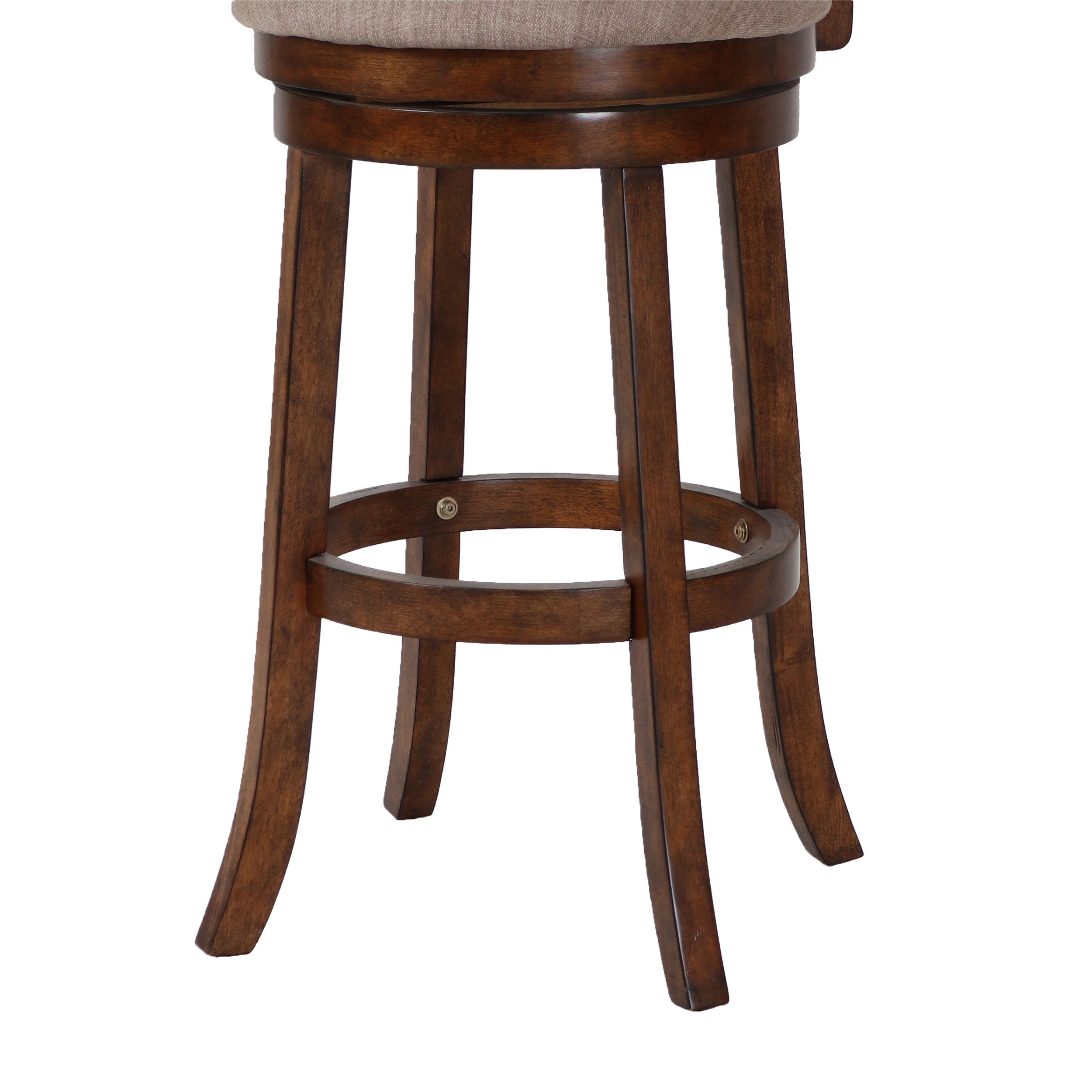 Aberdeen 29" Bar Stool W/Fabric Cushions-Brown