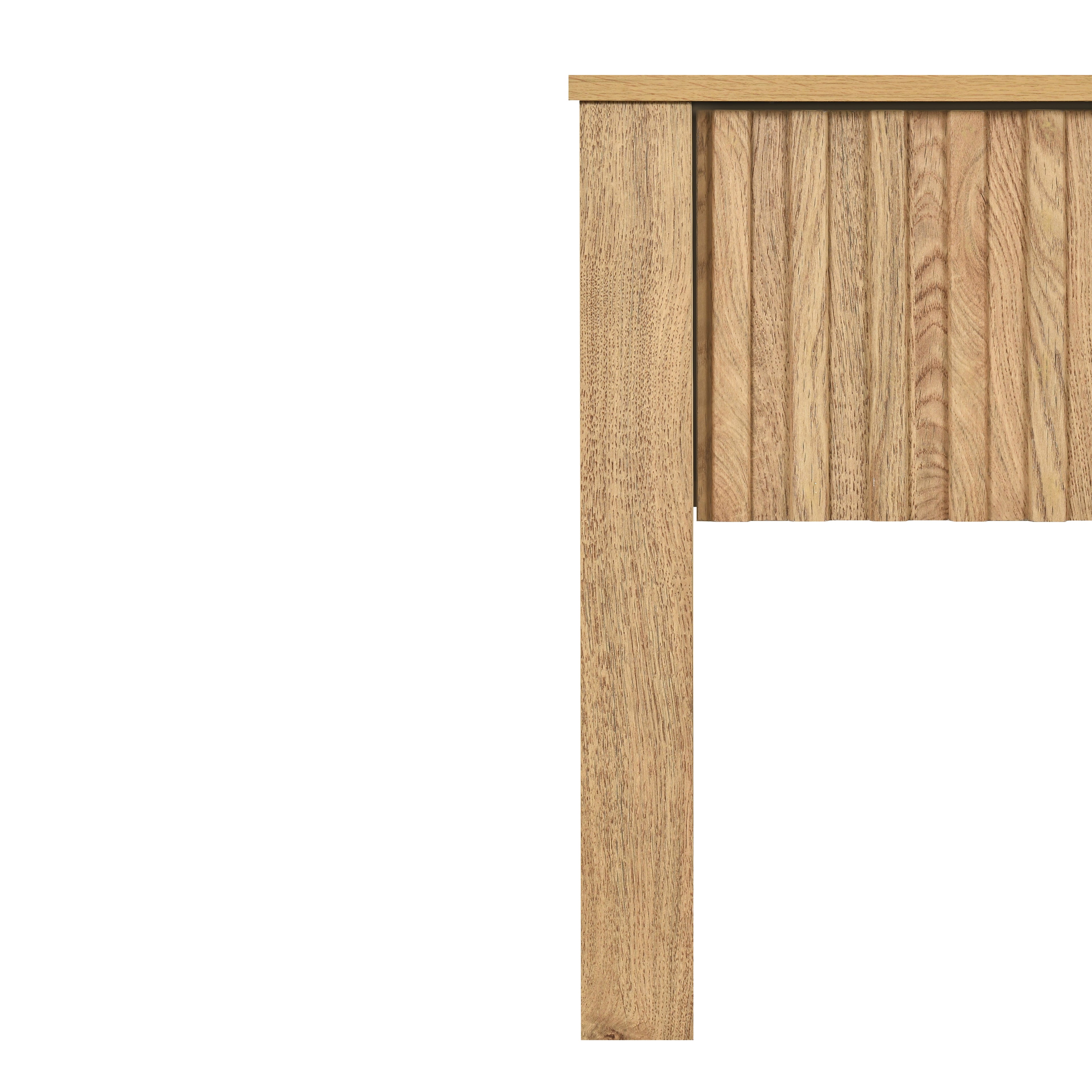 Thayer One Drawer End Table/Bedside Table-Natural