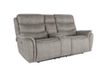 Kamari Console Loveseat W/Pwr Hr & Fr-Gray