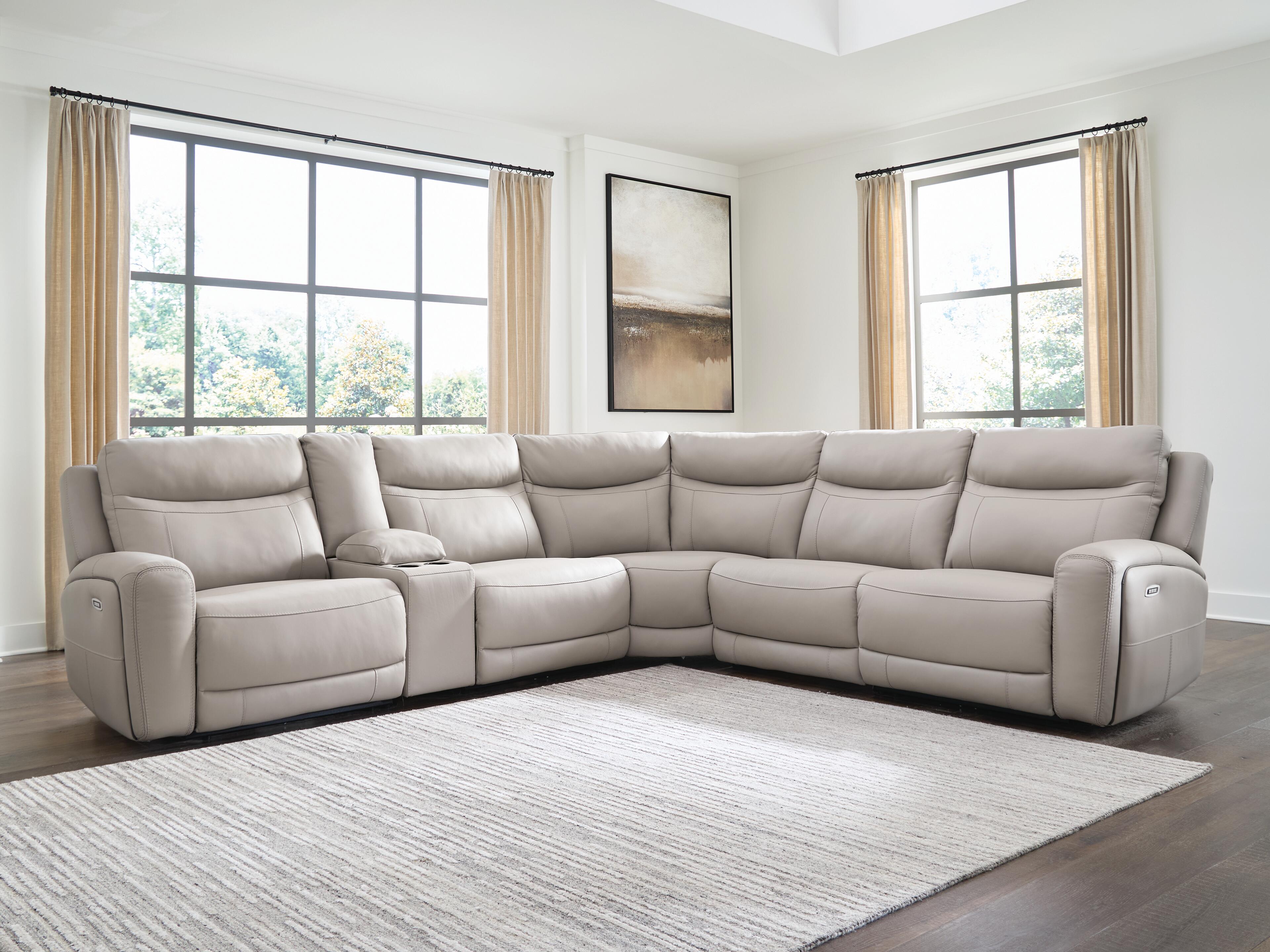 Gravier Power Reclining Sectional with Storage Console