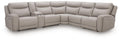 Gravier Power Reclining Sectional with Storage Console