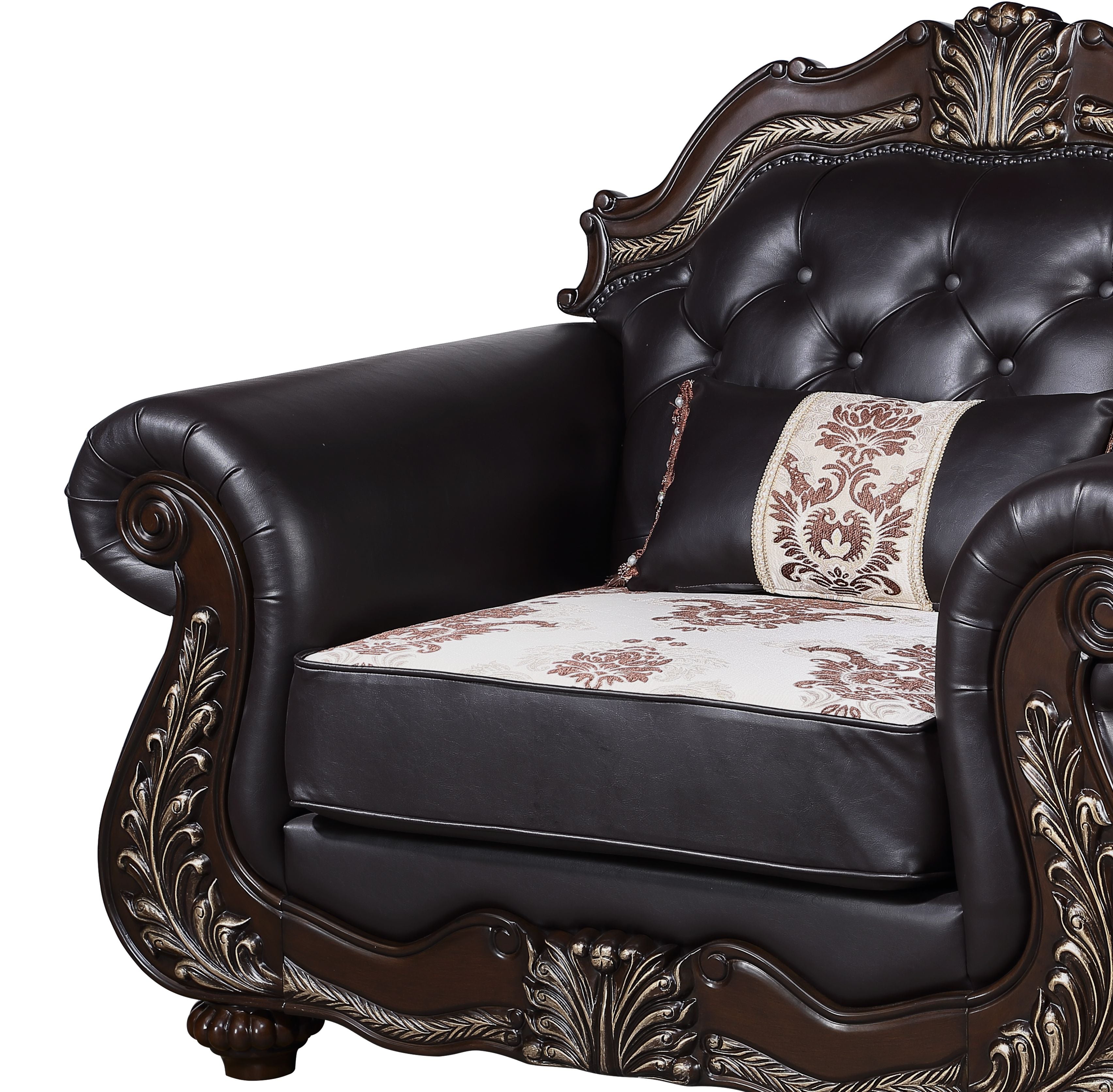 Maximus Chair Seat Cushion & Frame, Arms, And Throw Pillow