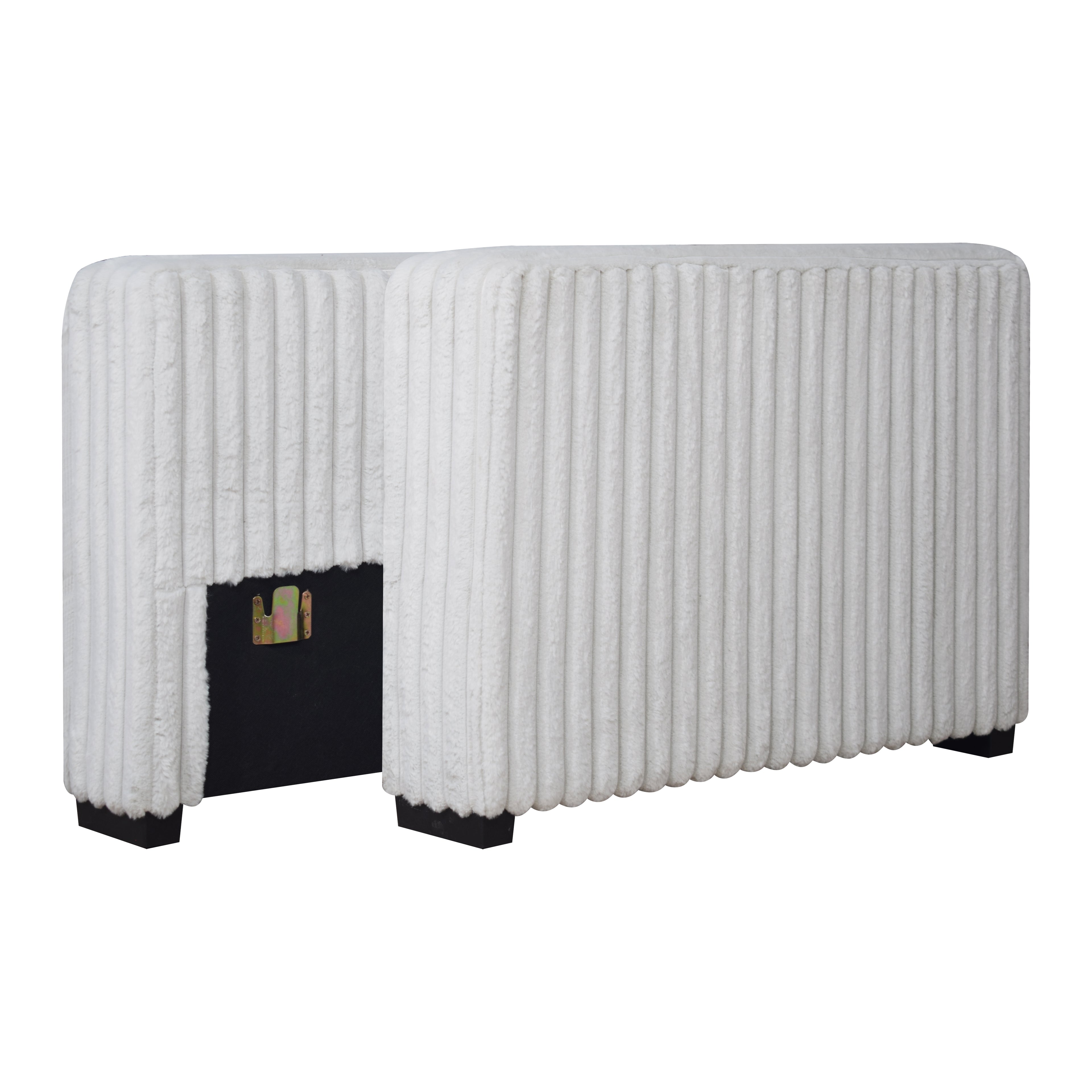 Bliss Set Of 2 Arms For Sectional-Mist Gray