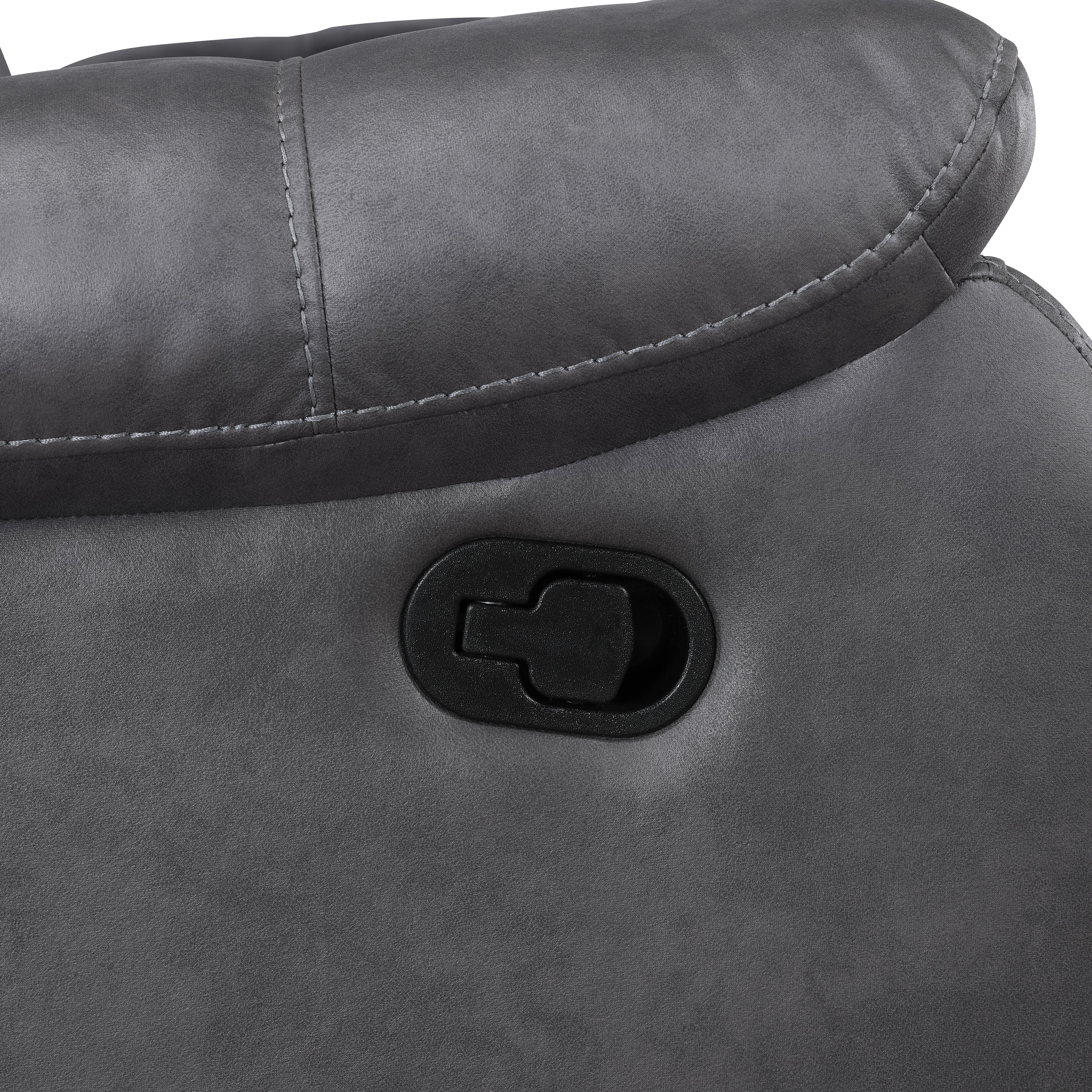 Morello Sofa W/Dual Recliner- Gray