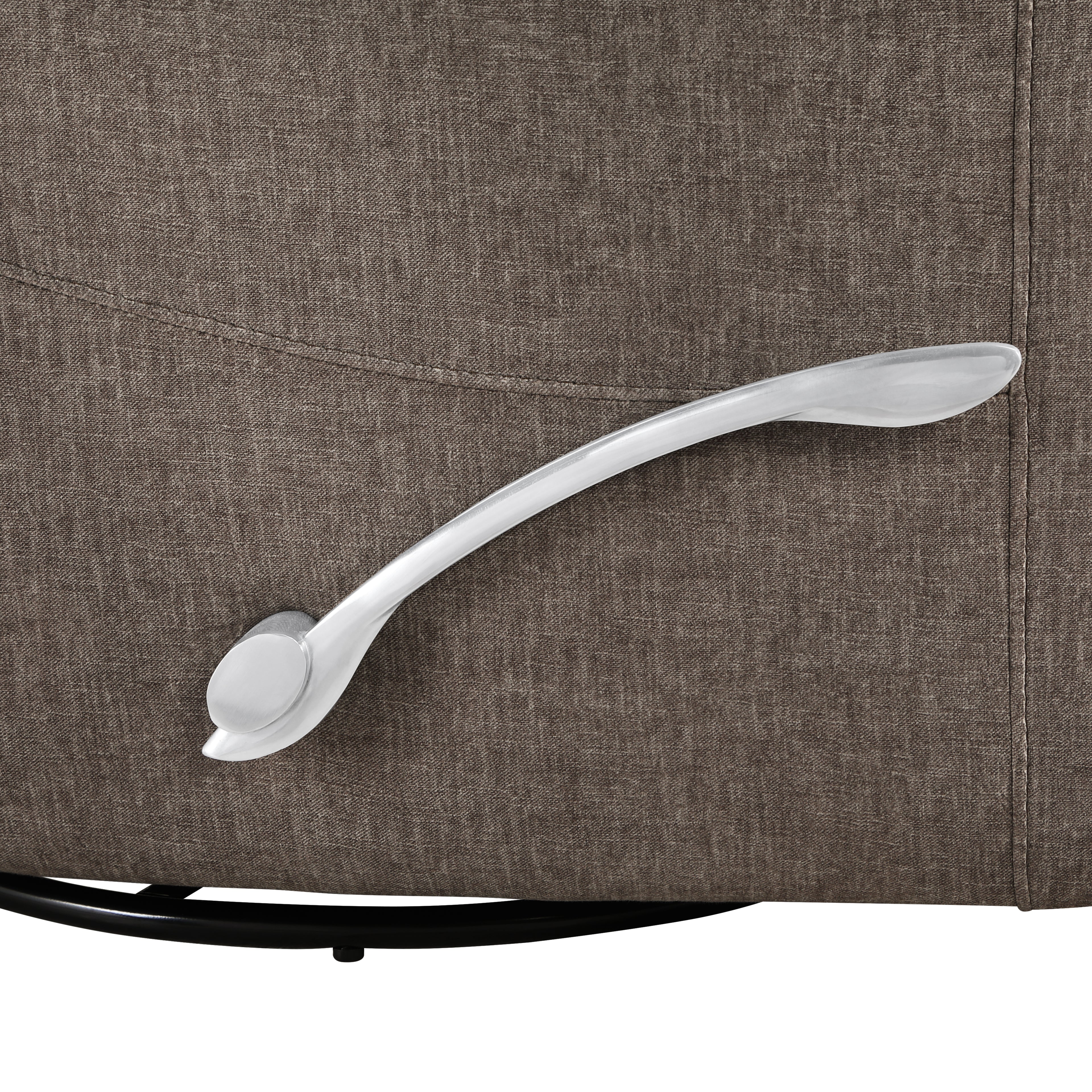 Takami Swivel Recliner-Chocolate Poly