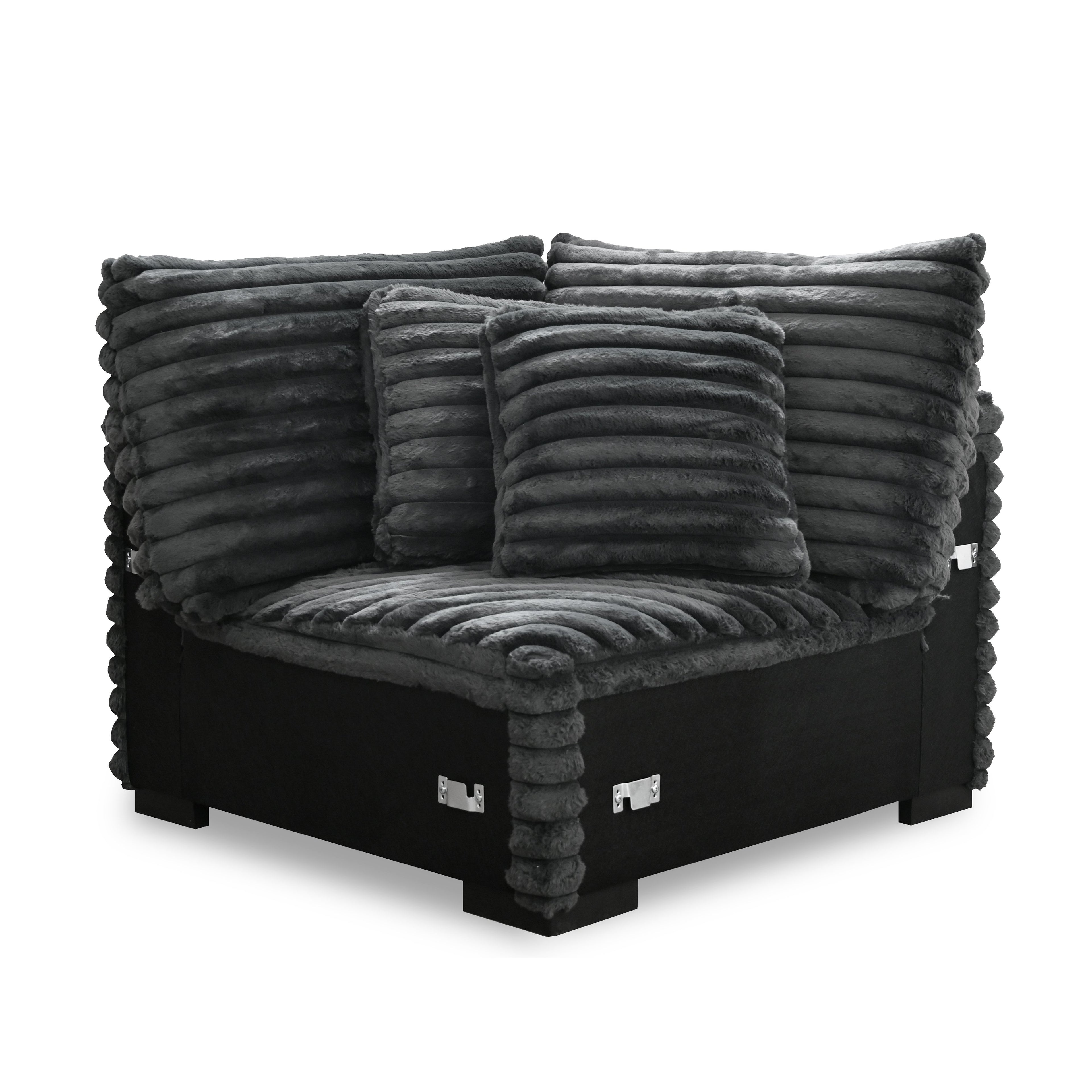 Embrace Wedge-Charcoal