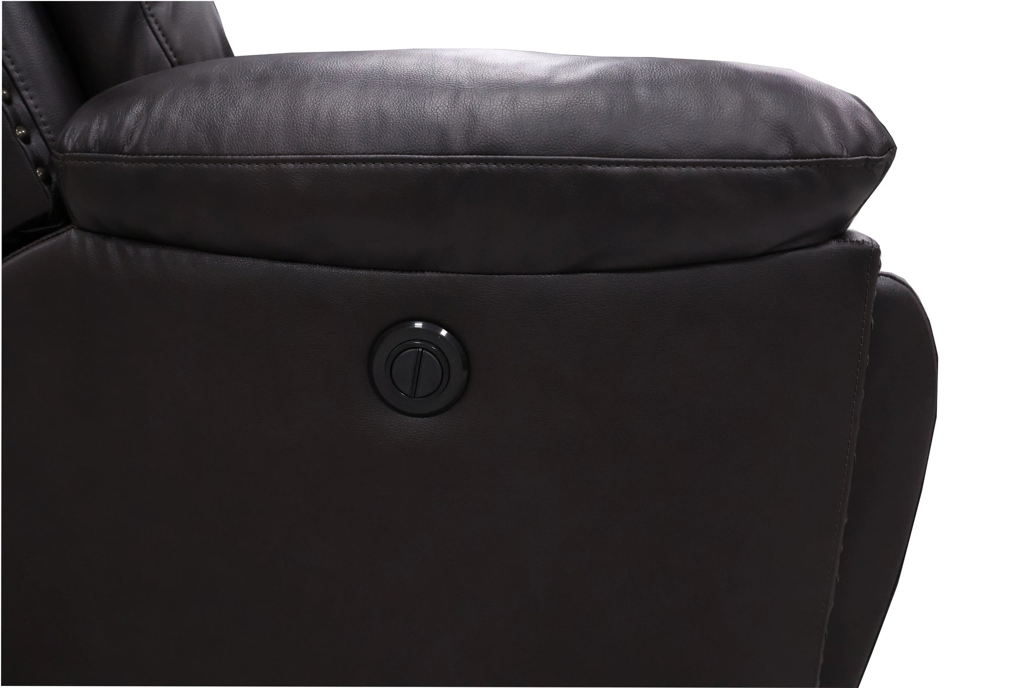 Nikko Glider Recliner W/Pwr Fr-Brown
