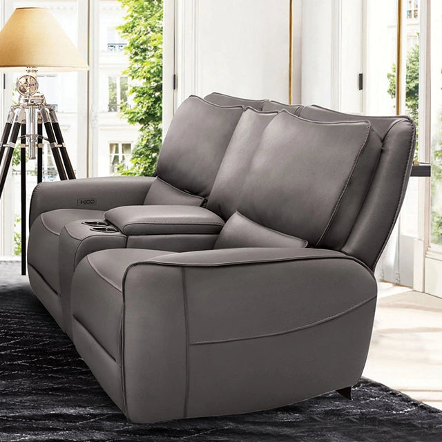 PHINEAS Power Loveseat, Gray