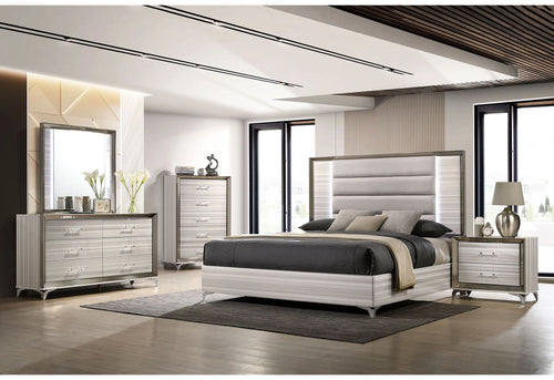 Zambrano White Bed Group