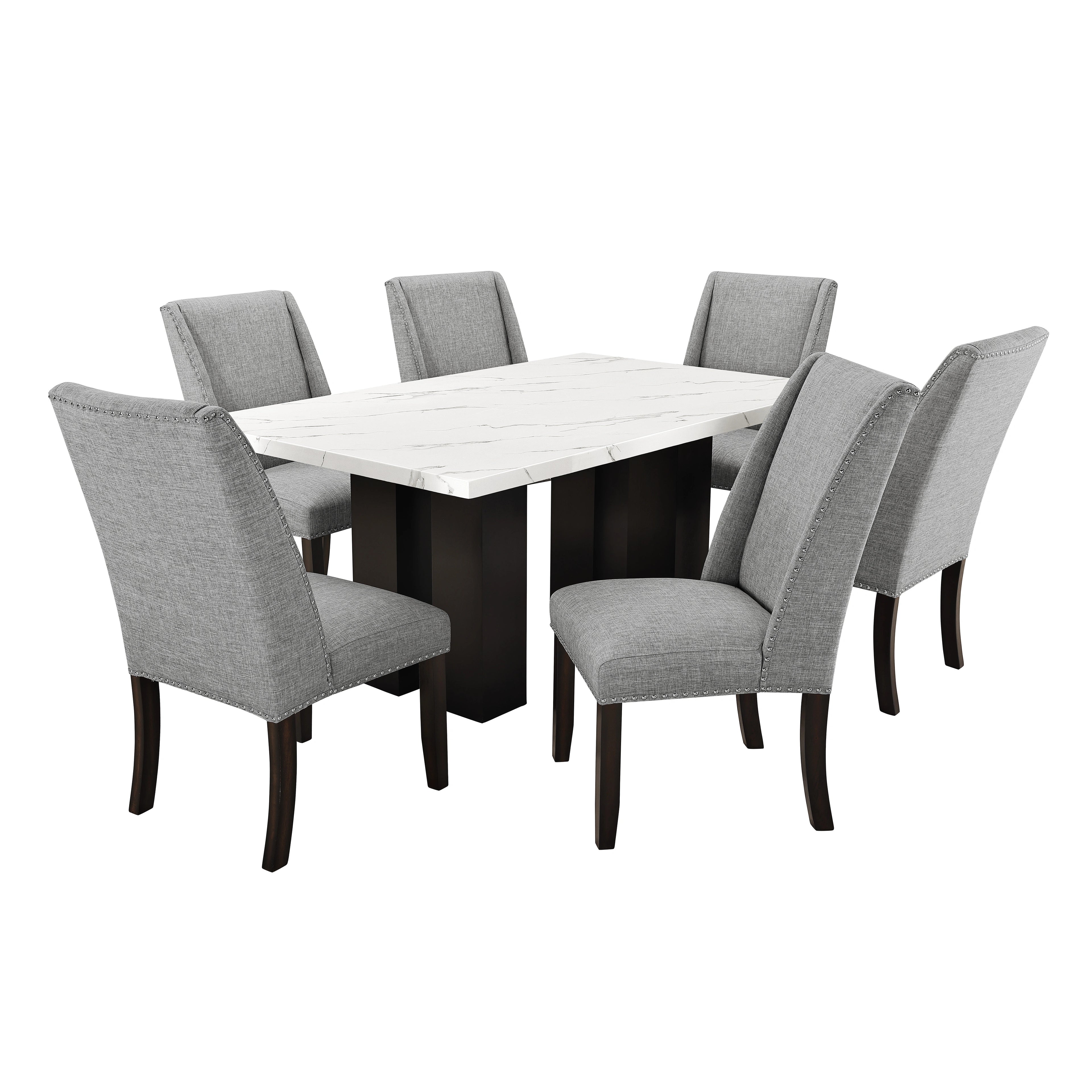Faust Dining Chair (2 Per Carton)-Gray