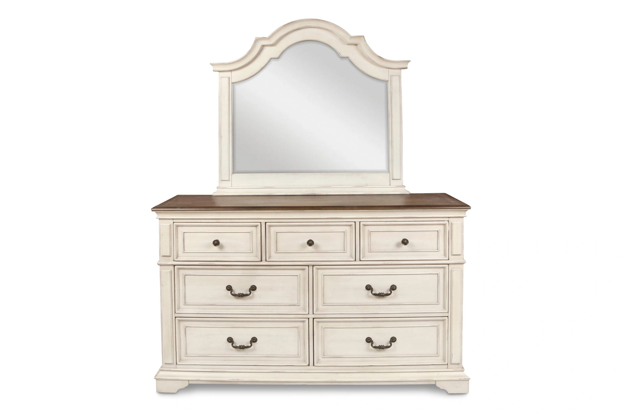 Anastasia Mirror - Ant. White