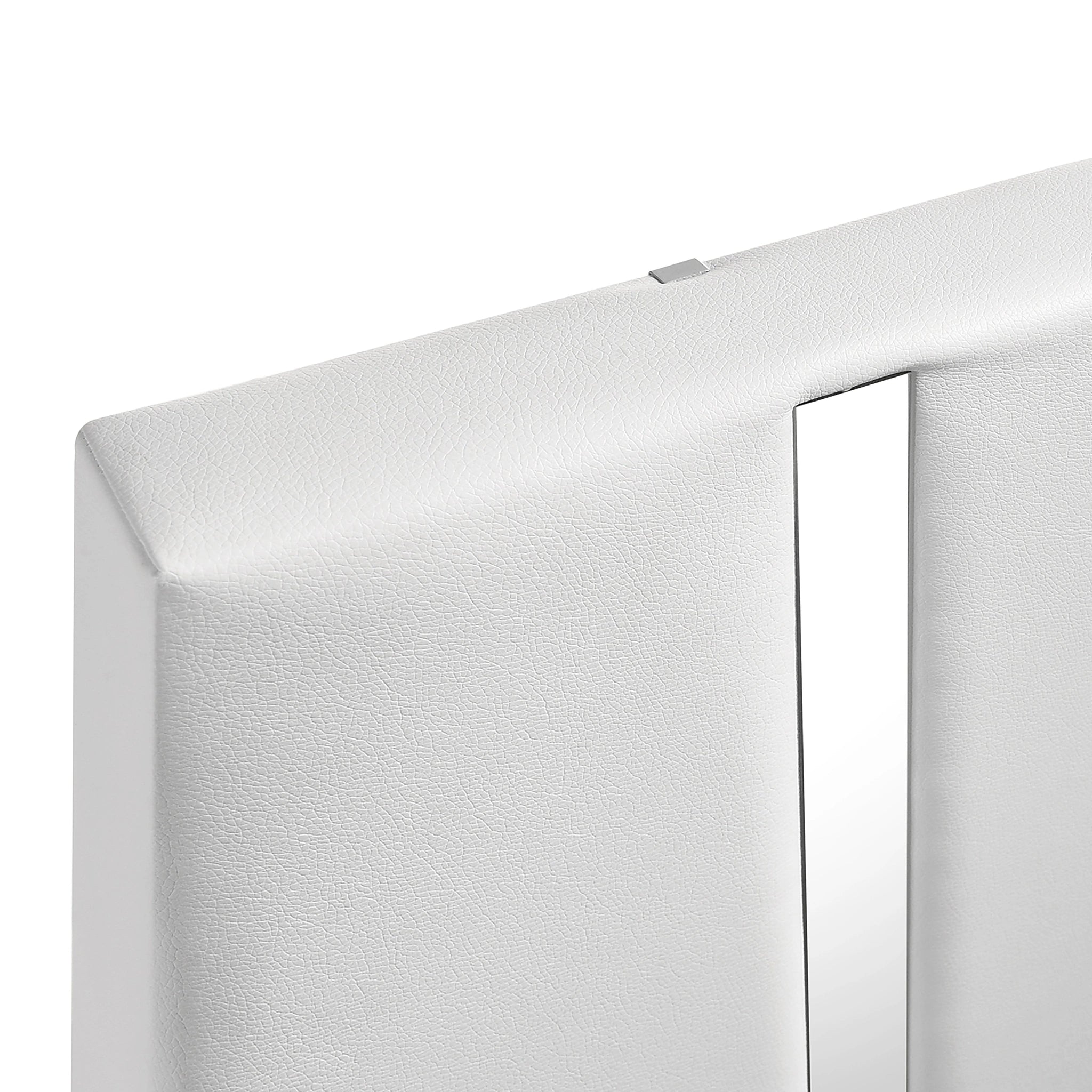 Europa 5/0 Q Headboard, Footboard & Slats-White