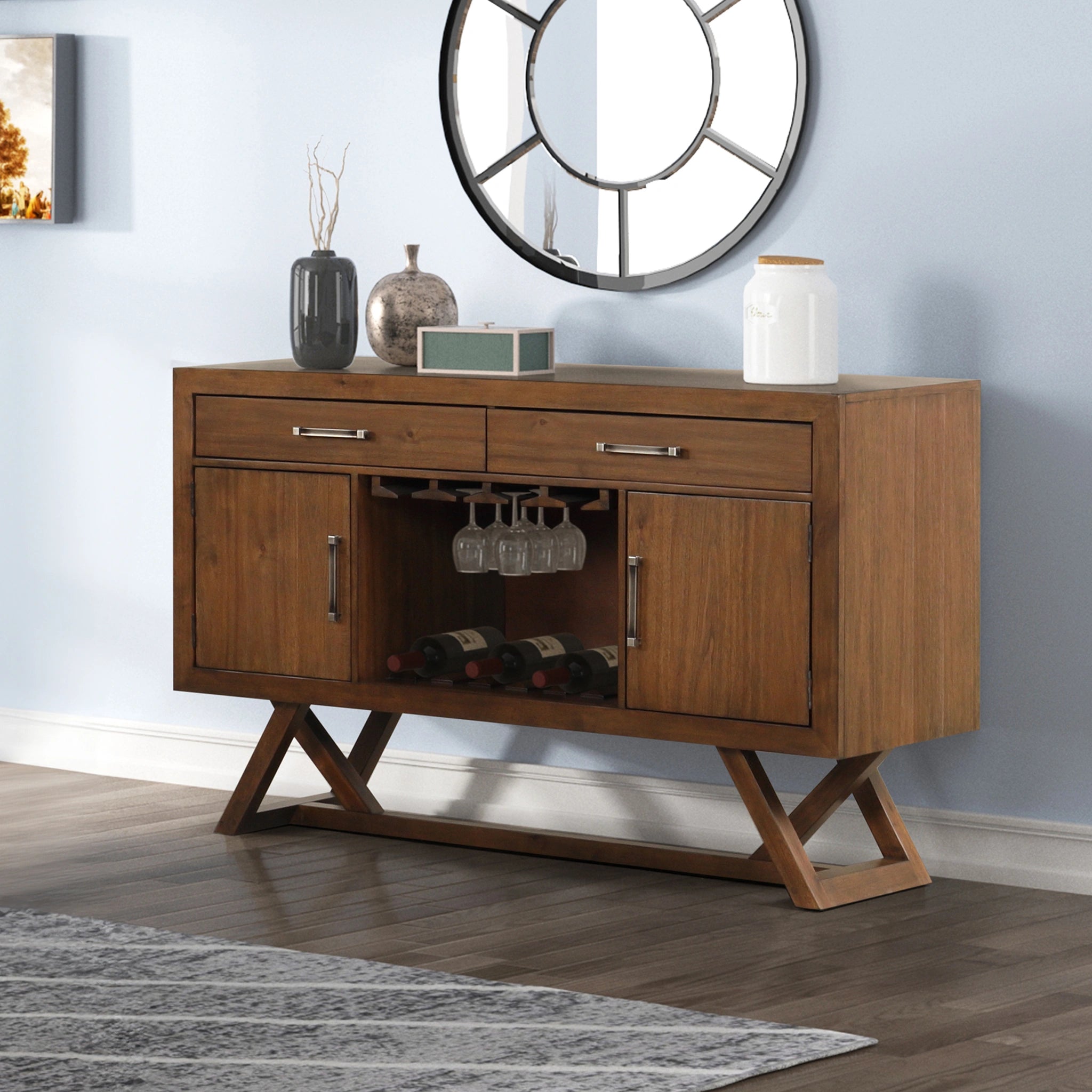 Putnam Server-Walnut