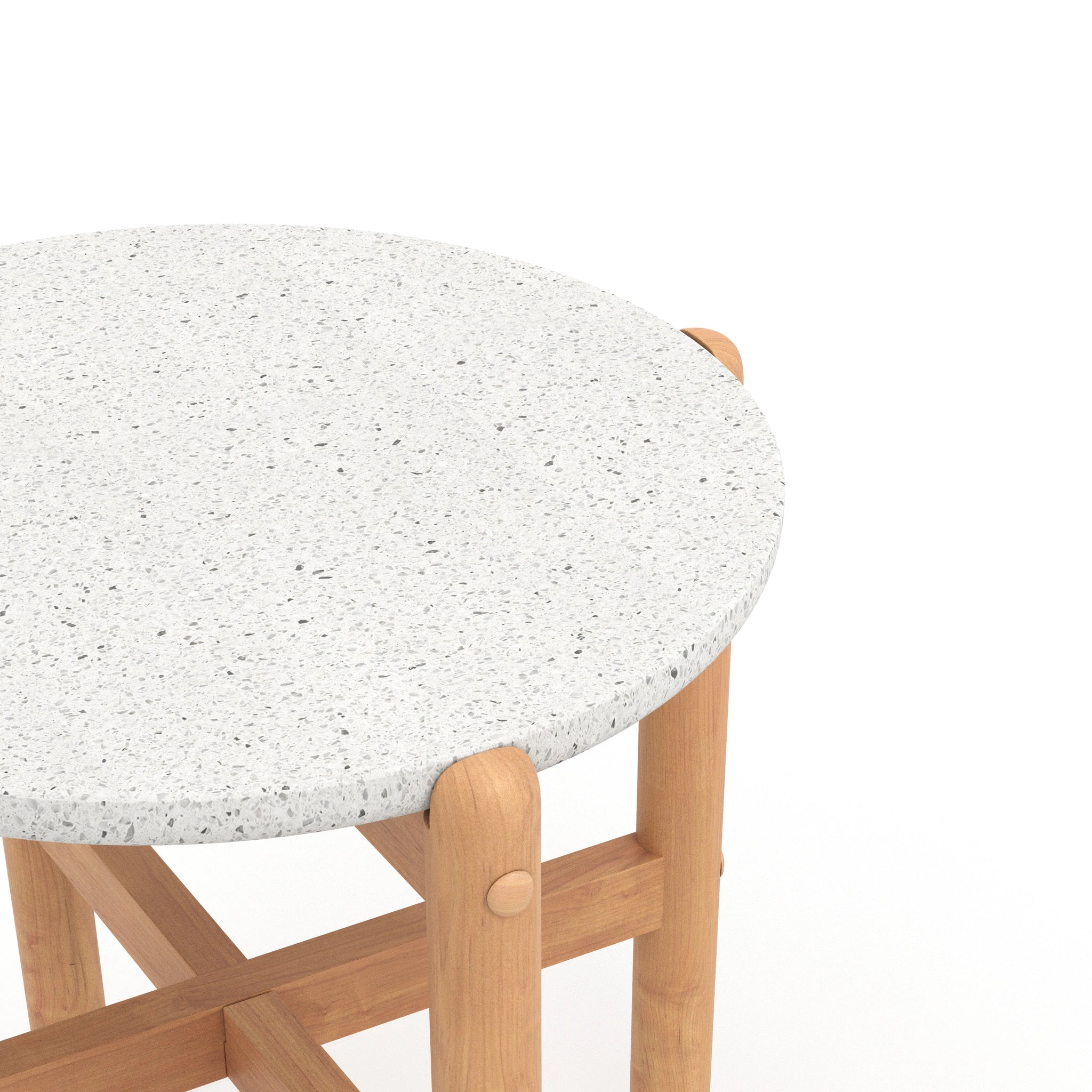 Solstice End Table Wood Base