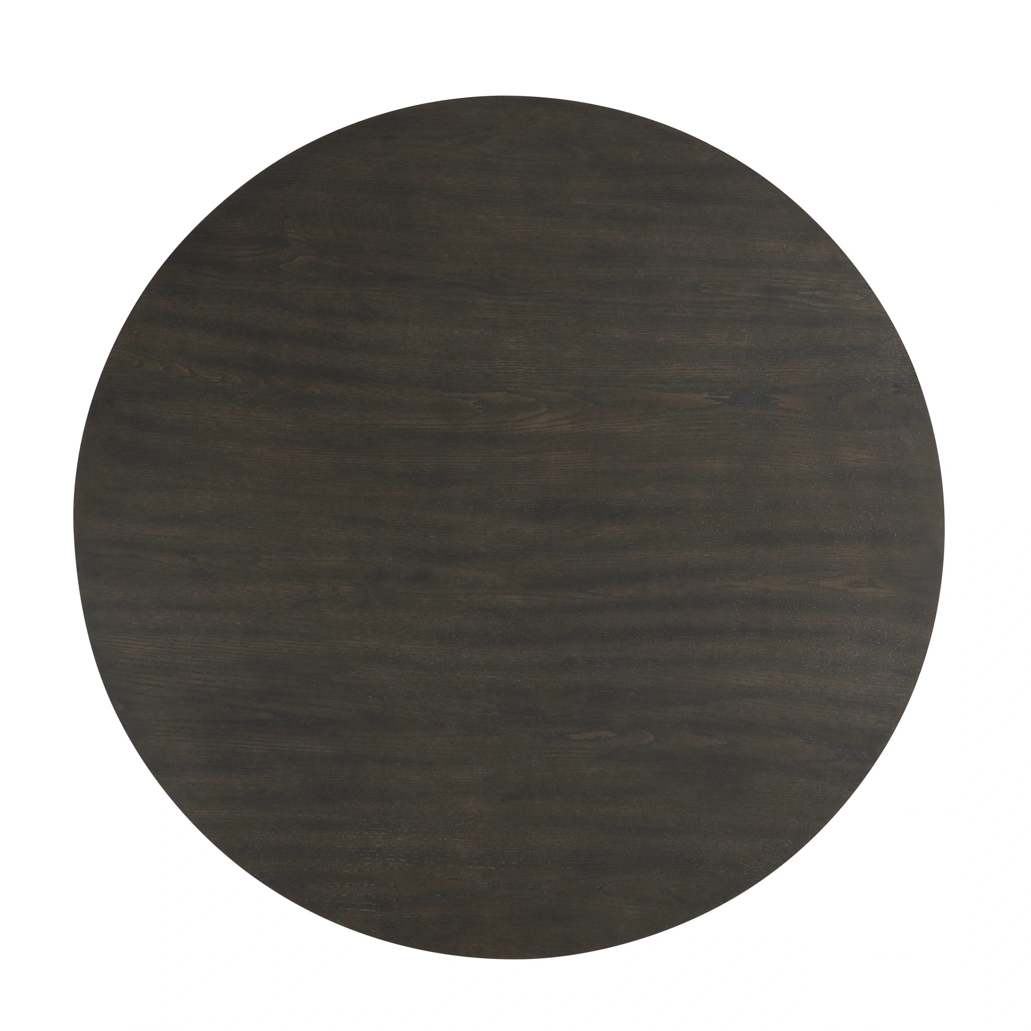 Plateau Round Table Pedestal Base Top-Rustic Espresso