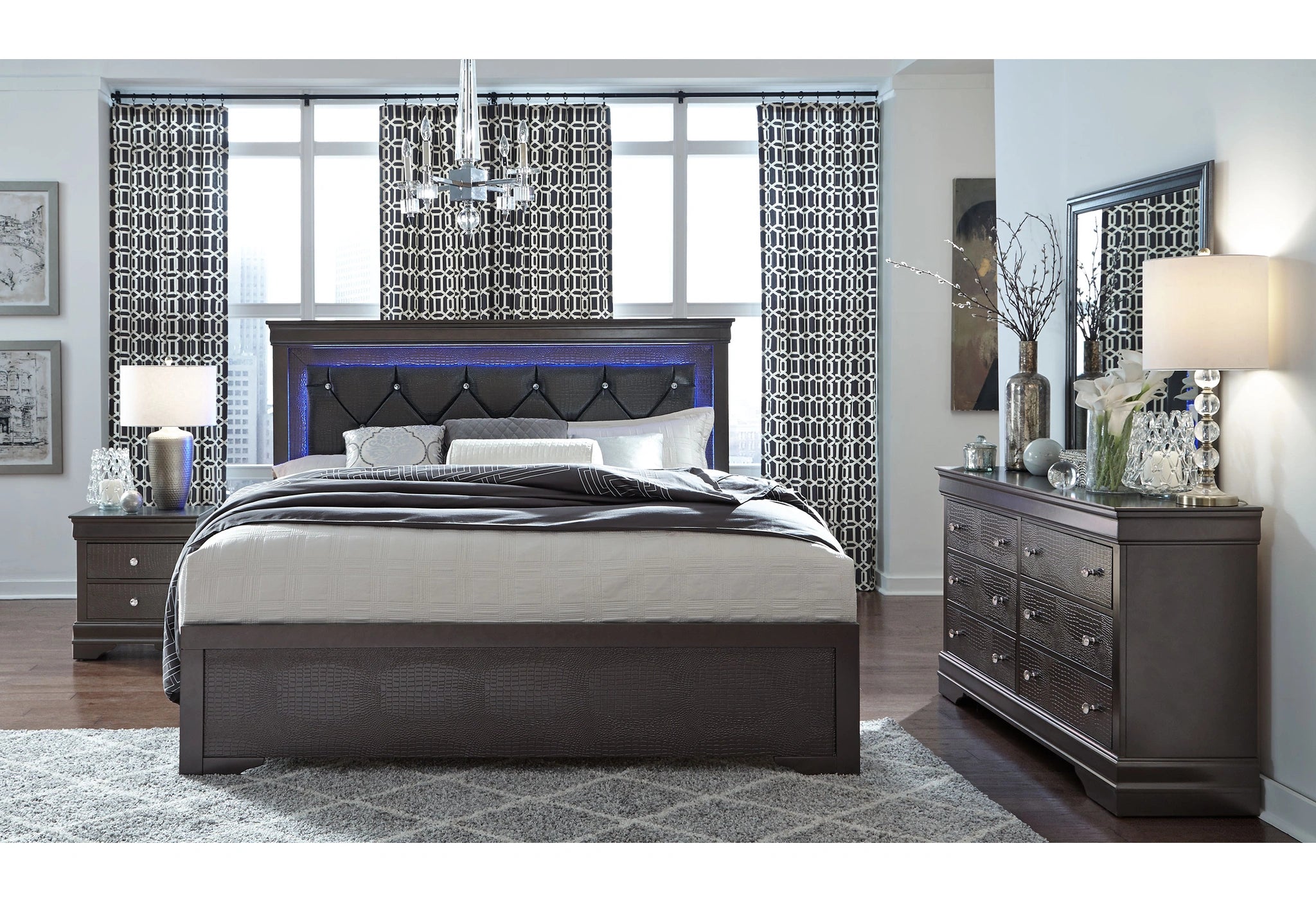 Pompei Bed with LED