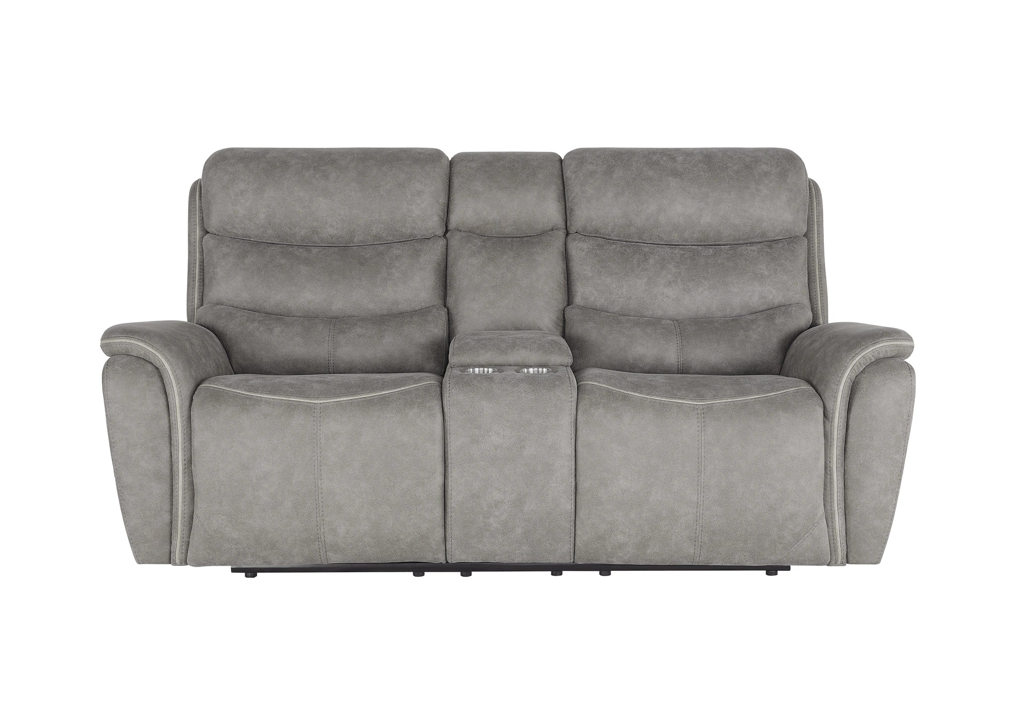 Kamari Console Loveseat W/Pwr Hr & Fr-Gray