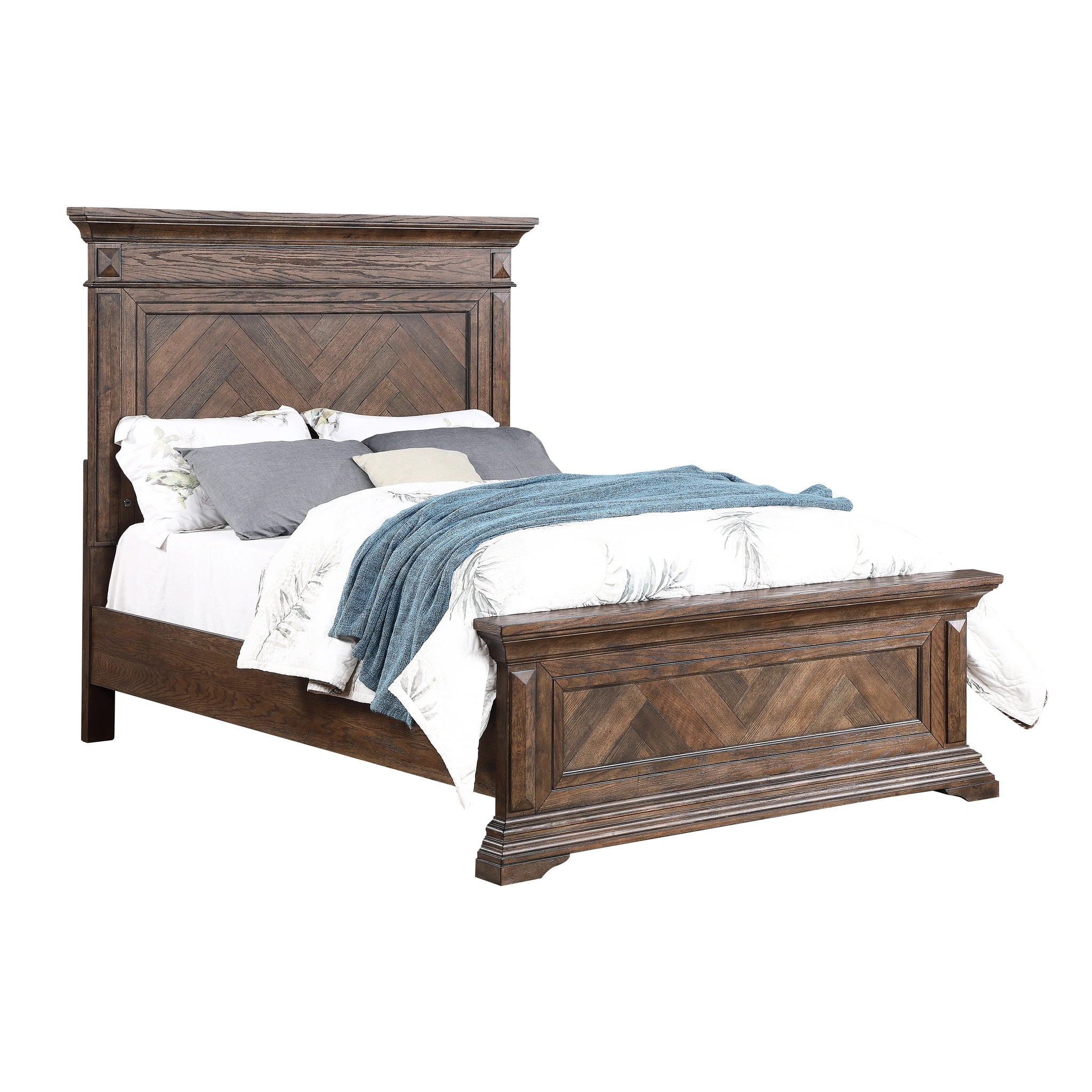 MAR VISTA California King WK SIDE RAILS-WALNUT