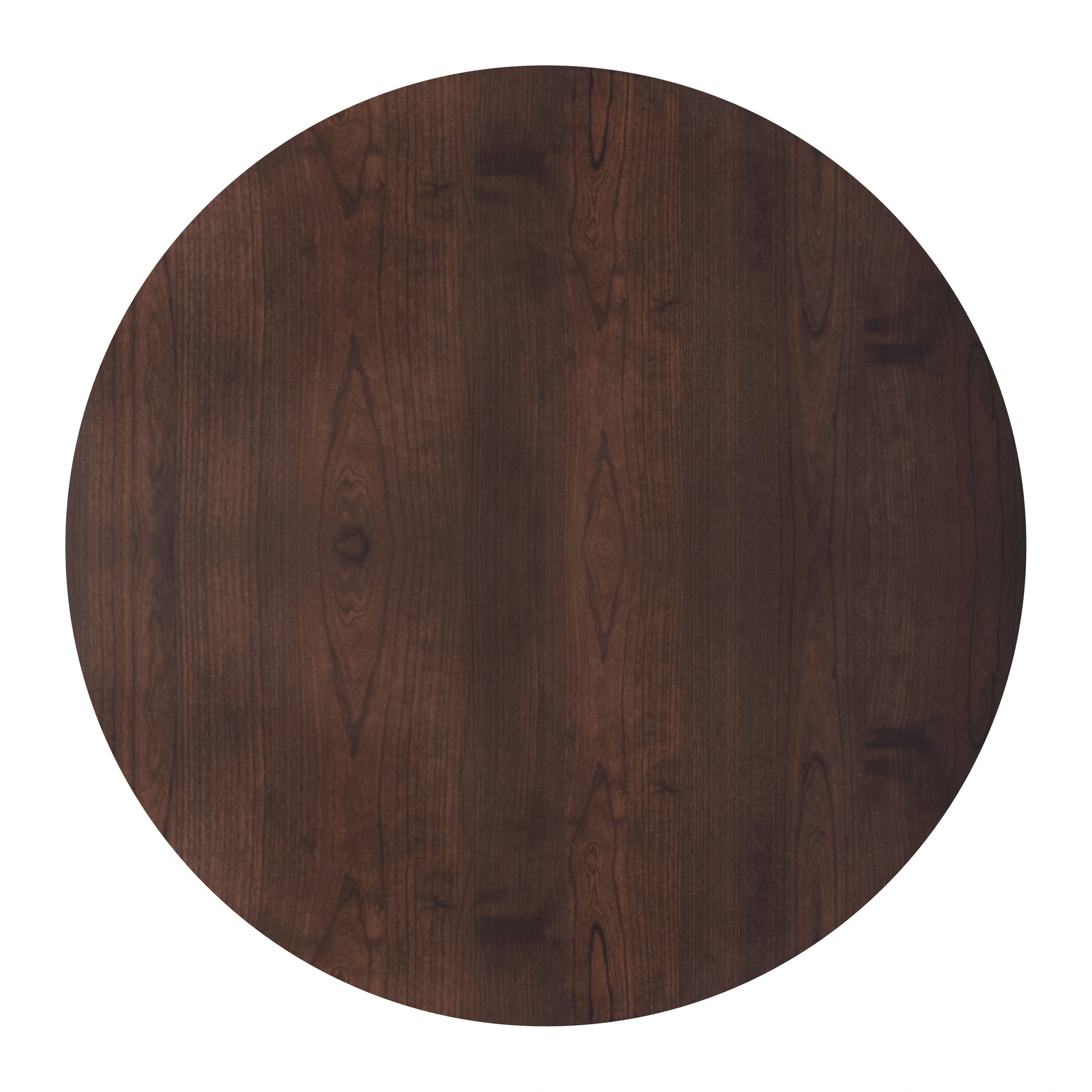 Tioga 47" Round Table-Brown Cherry