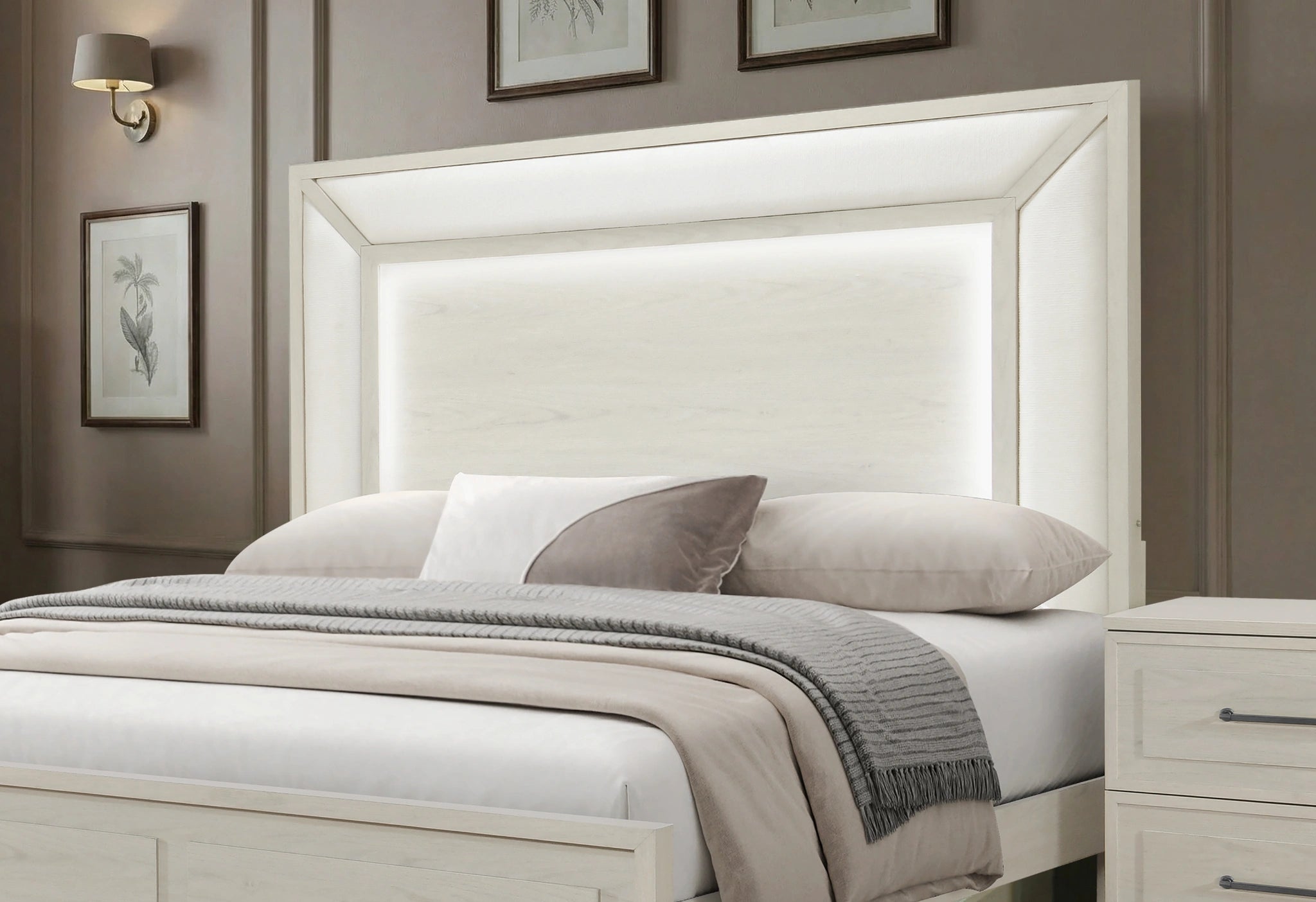 Clara Beige Bed Group
