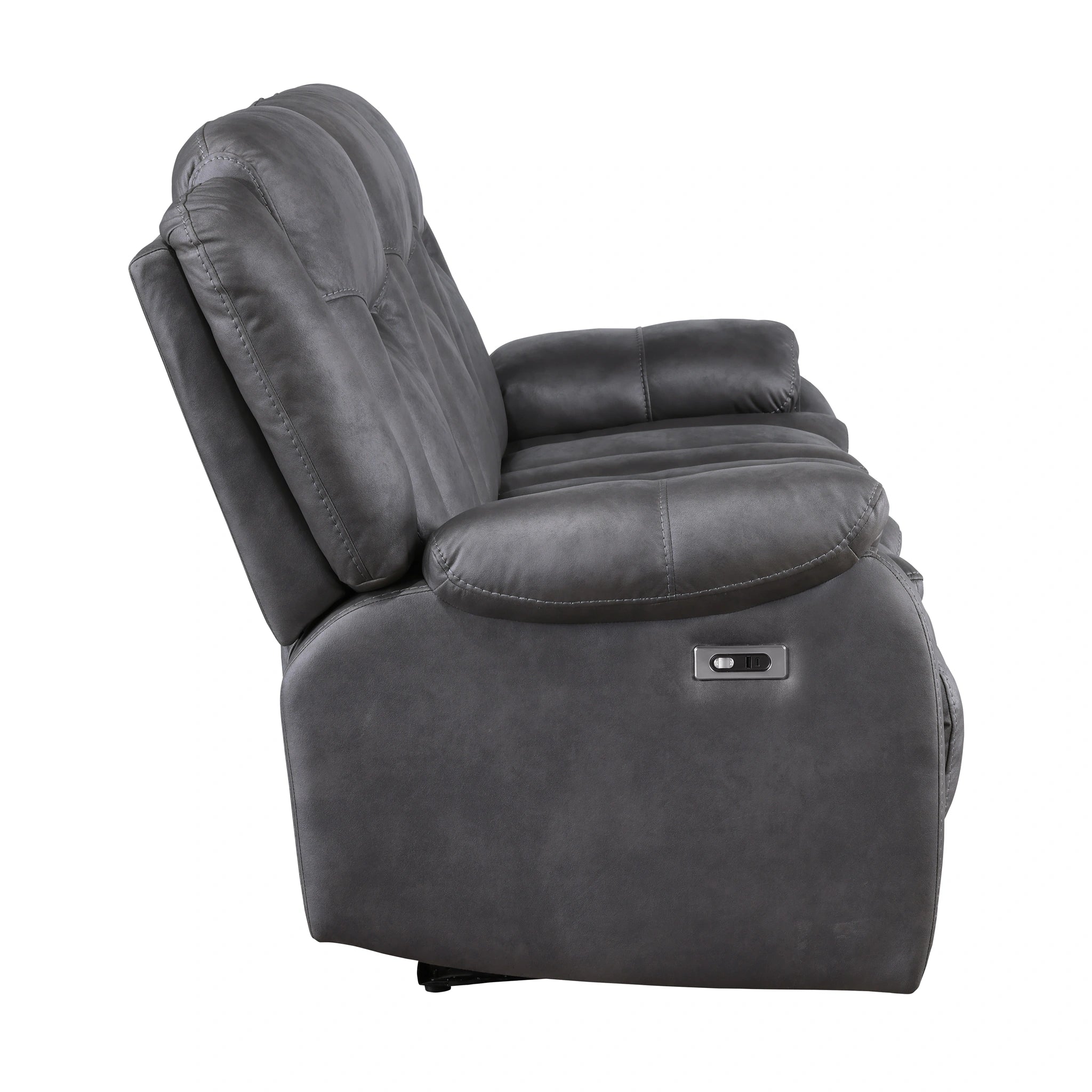 Morello Sofa W/Pwr Fr- Gray